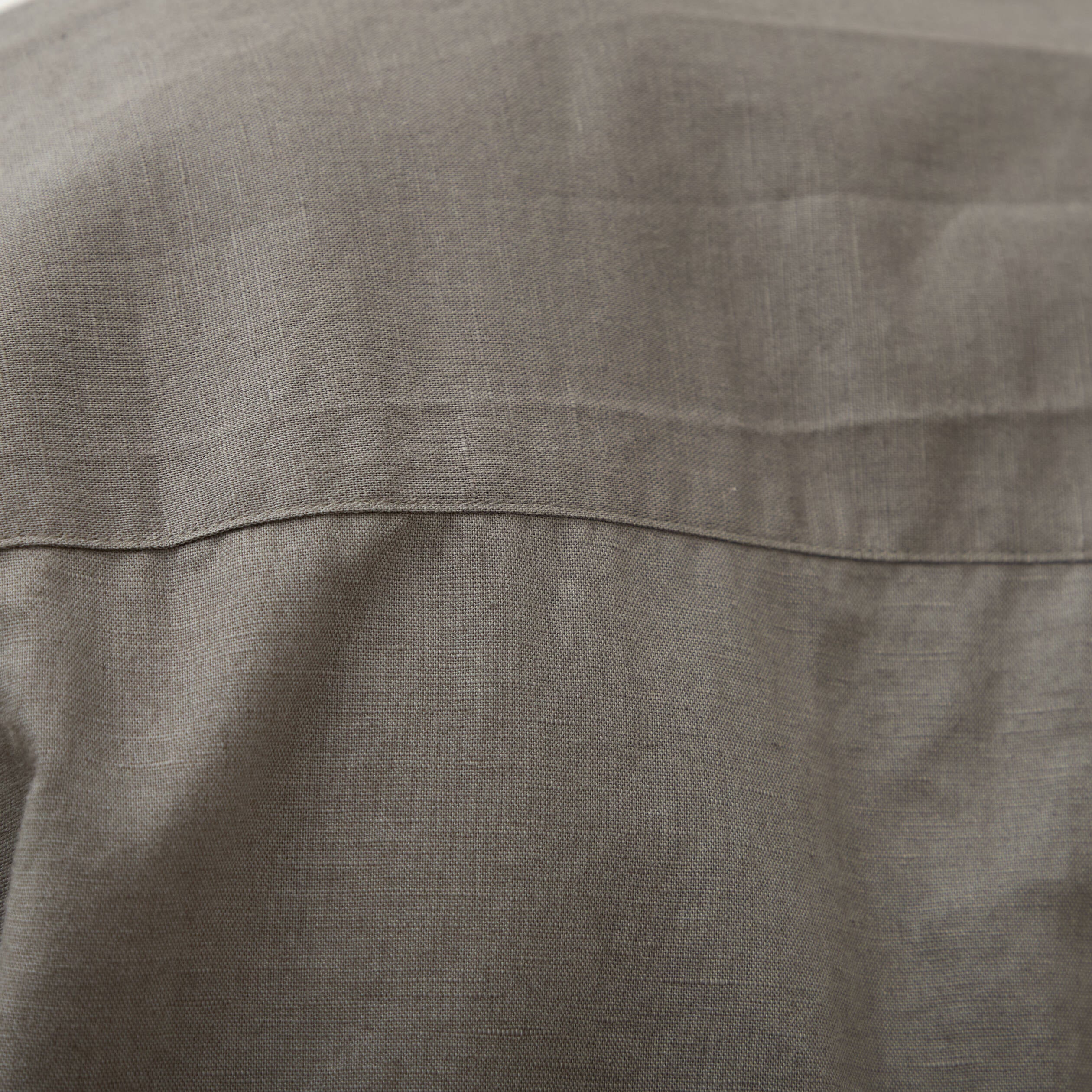 Chemise boyfriend manches courtes vert fonc&eacute; homme