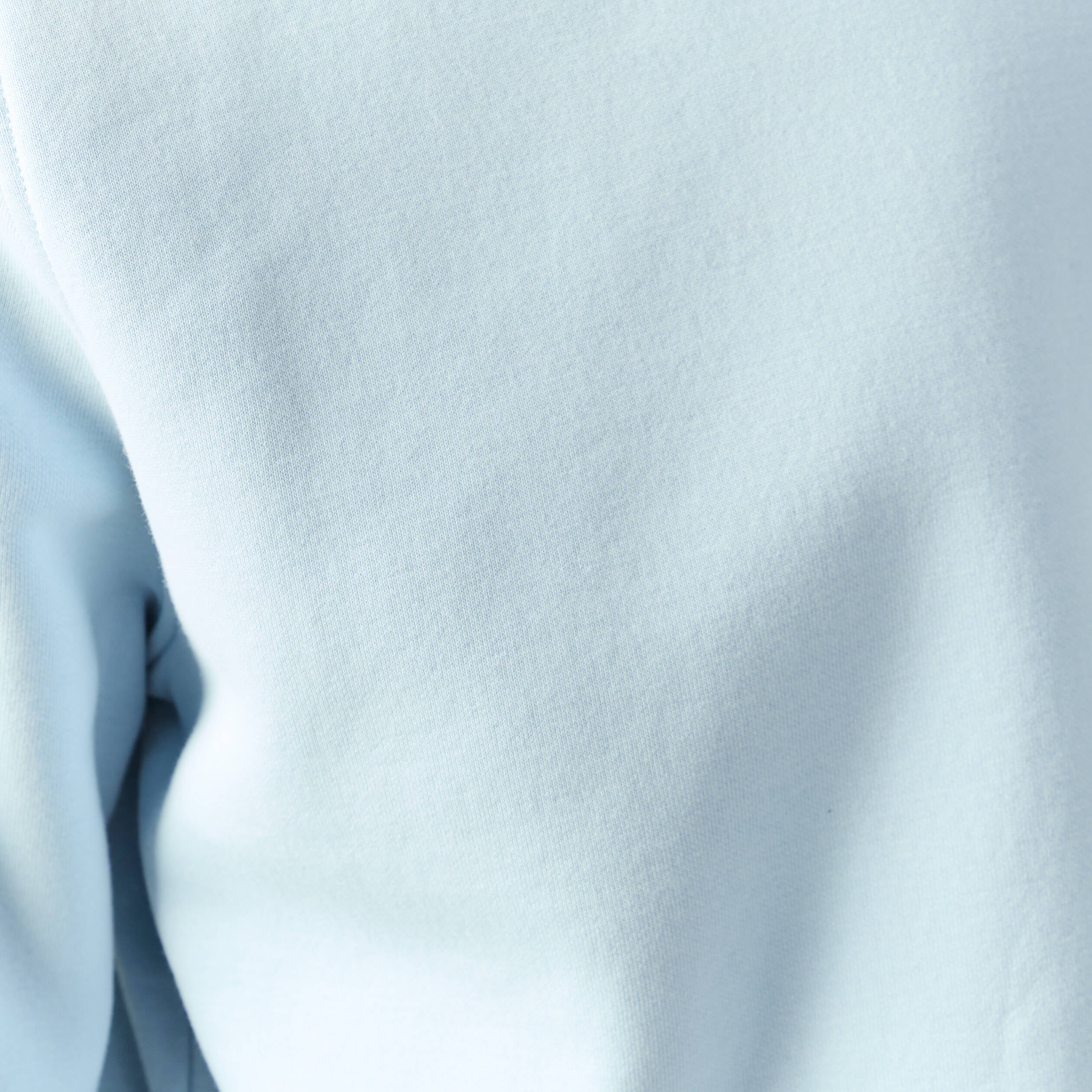 Sweat manches longues avec broderie bleu ciel homme
