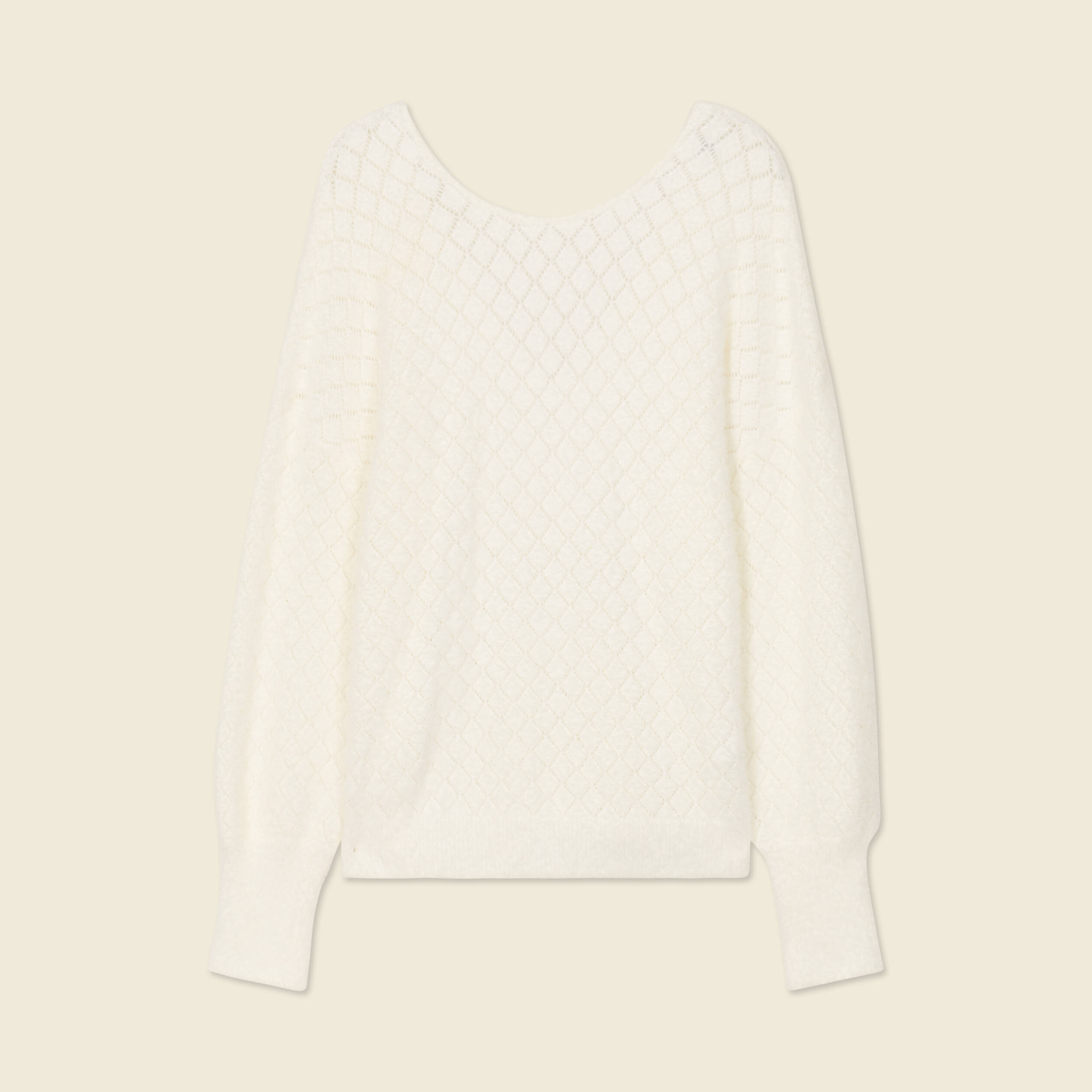 pull manches longues ecru femme Pull manches longues ecru femme