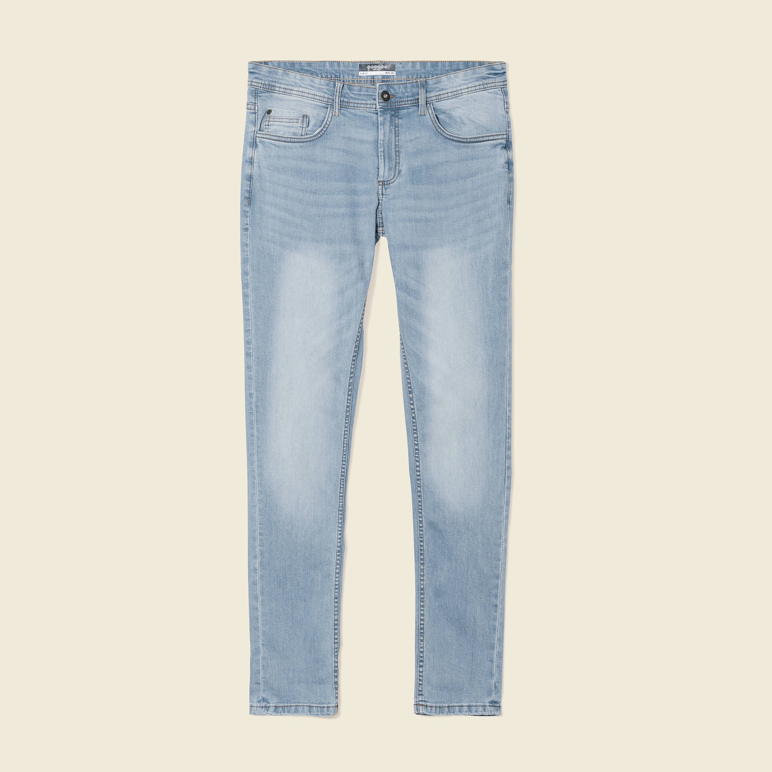 jeans slim eco respnsable denim used homme Jeans slim éco-respnsable denim used homme