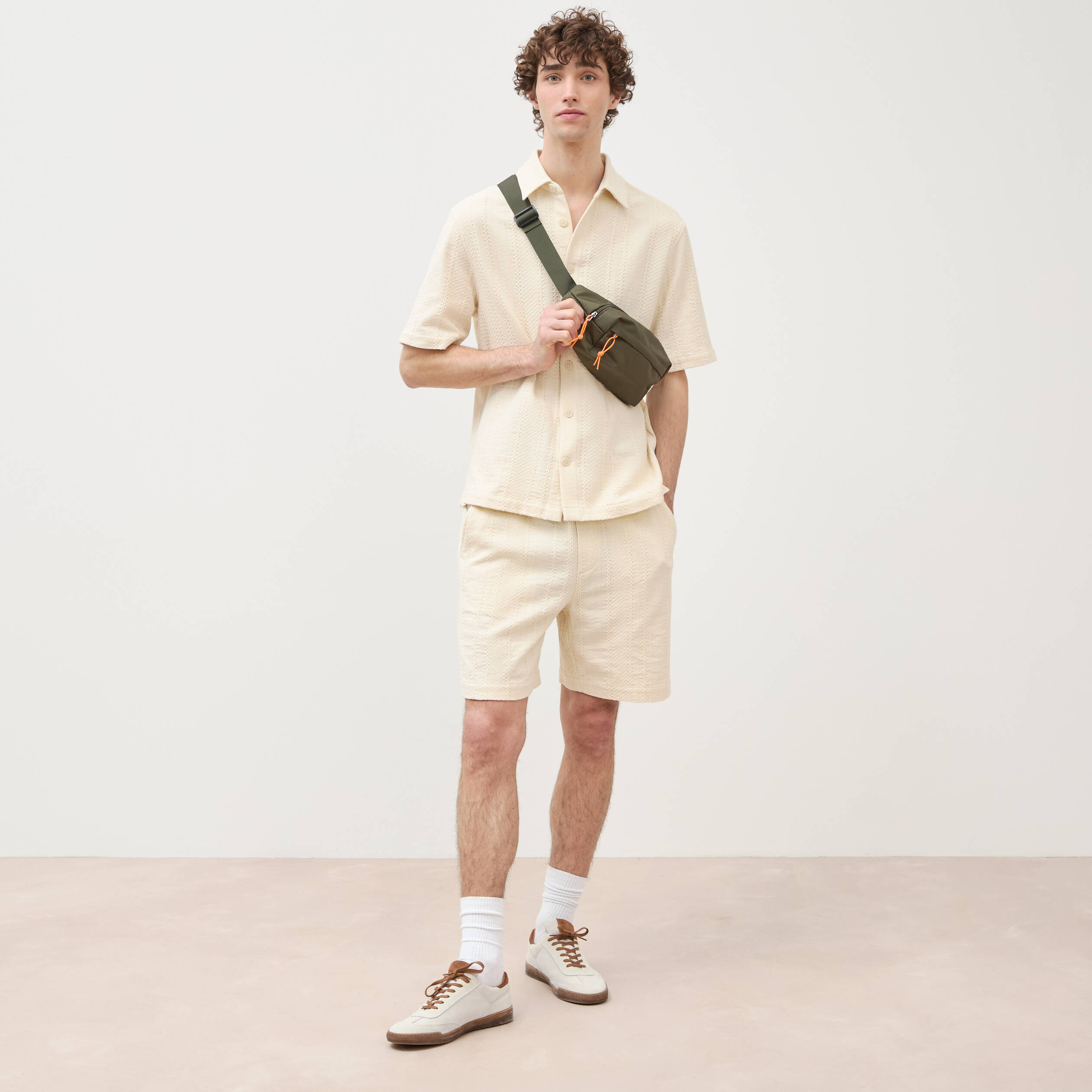 Bermuda ecru homme