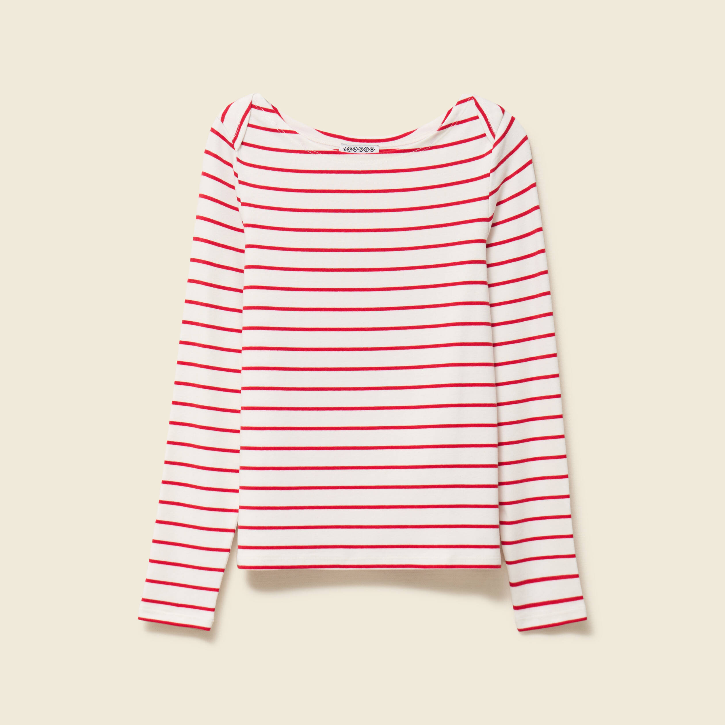 T-shirt en coton (Manches longues, Rayé) pour Bébé | FR