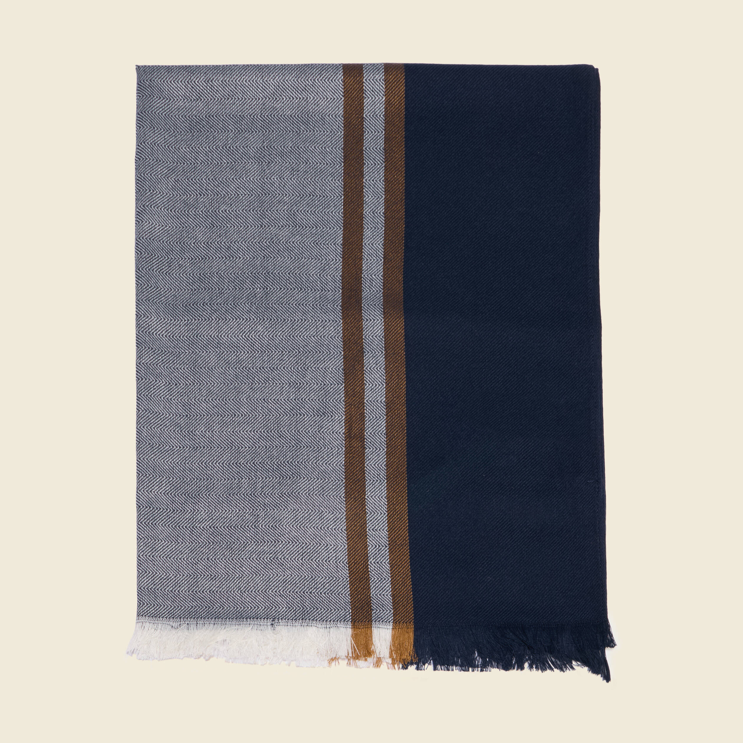 Foulard bleu marine homme