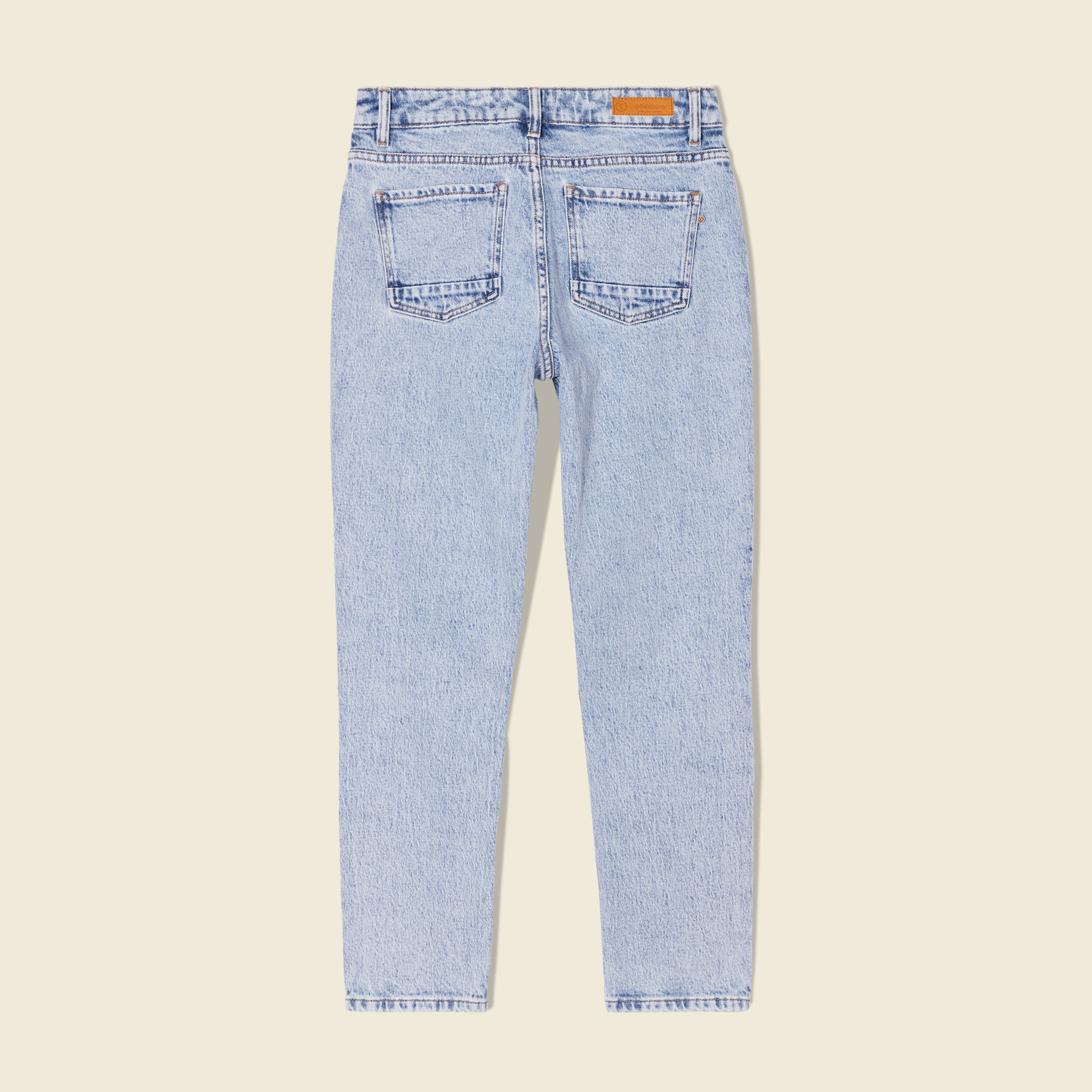 Jean ajusté 7/8ème denim double stone femme
