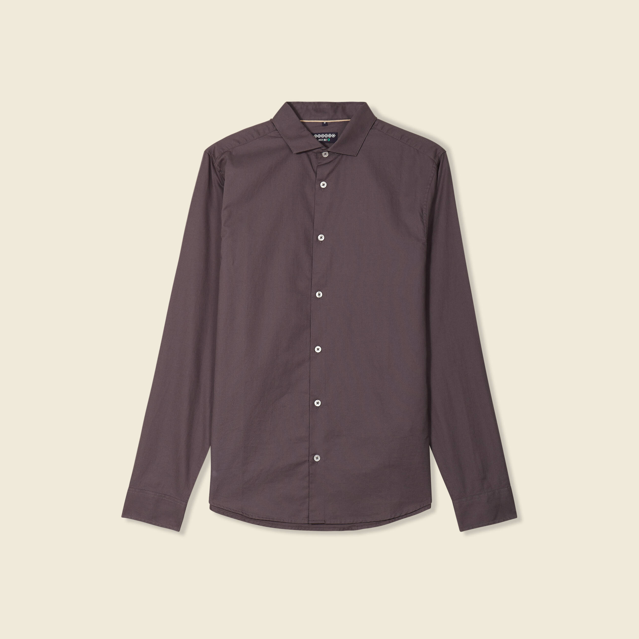 chemise eco responsable gris fonce homme Chemise éco-responsable gris foncé homme