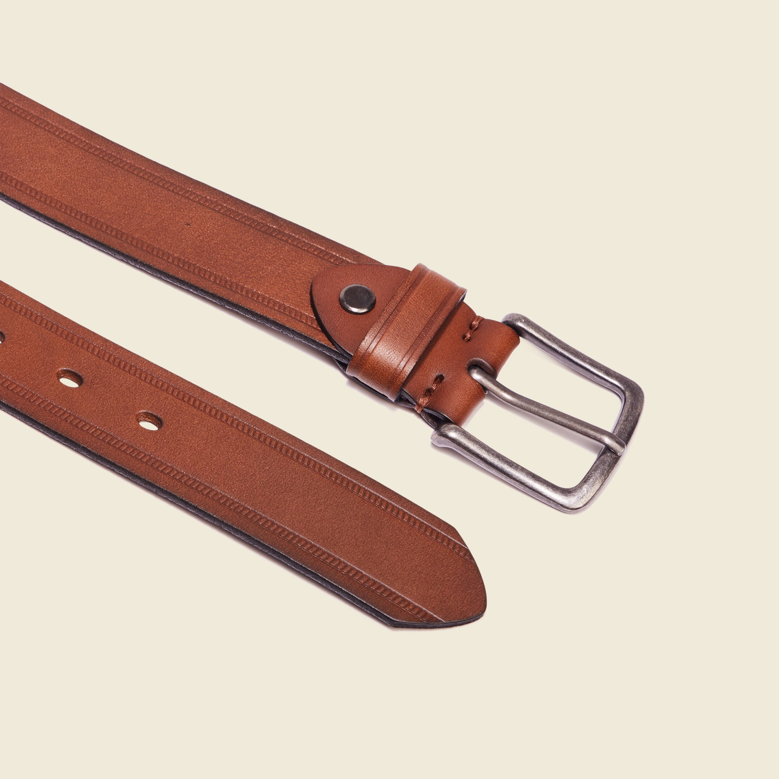 Ceinture marron homme