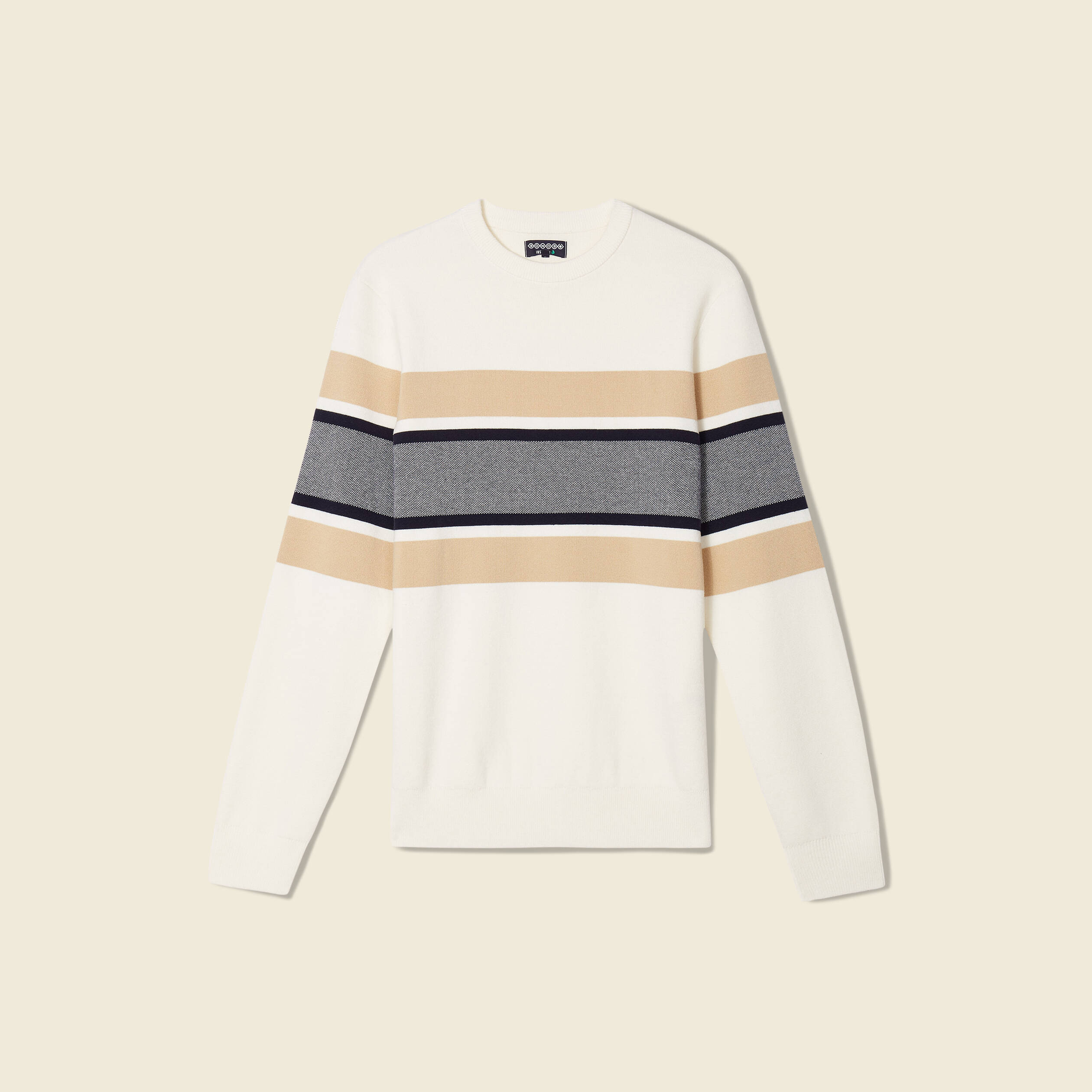 pull eco responsable ecru homme Pull éco-responsable ecru homme
