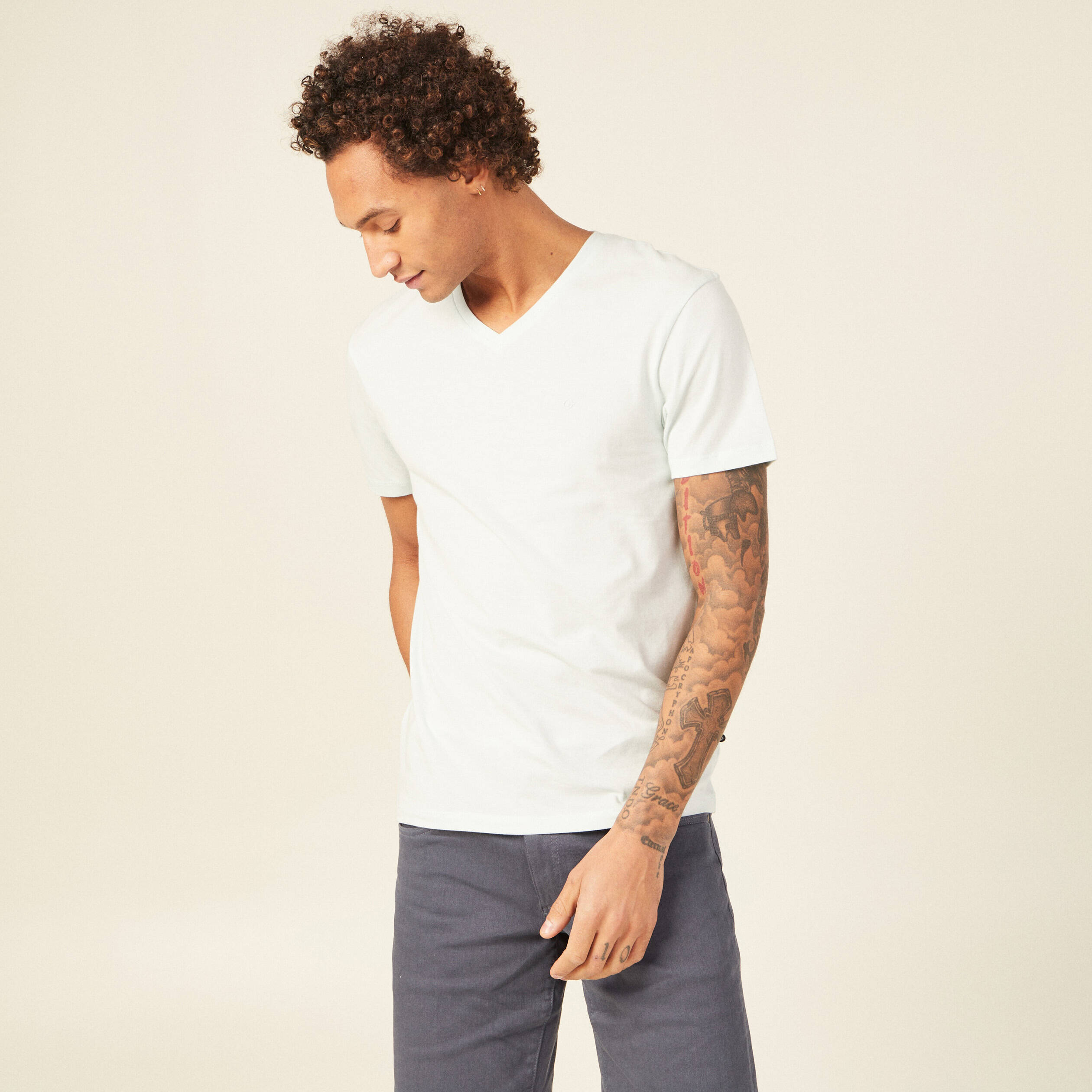 t shirt manches courtes homme bleu ciel homme T-shirt manches courtes homme bleu ciel homme
