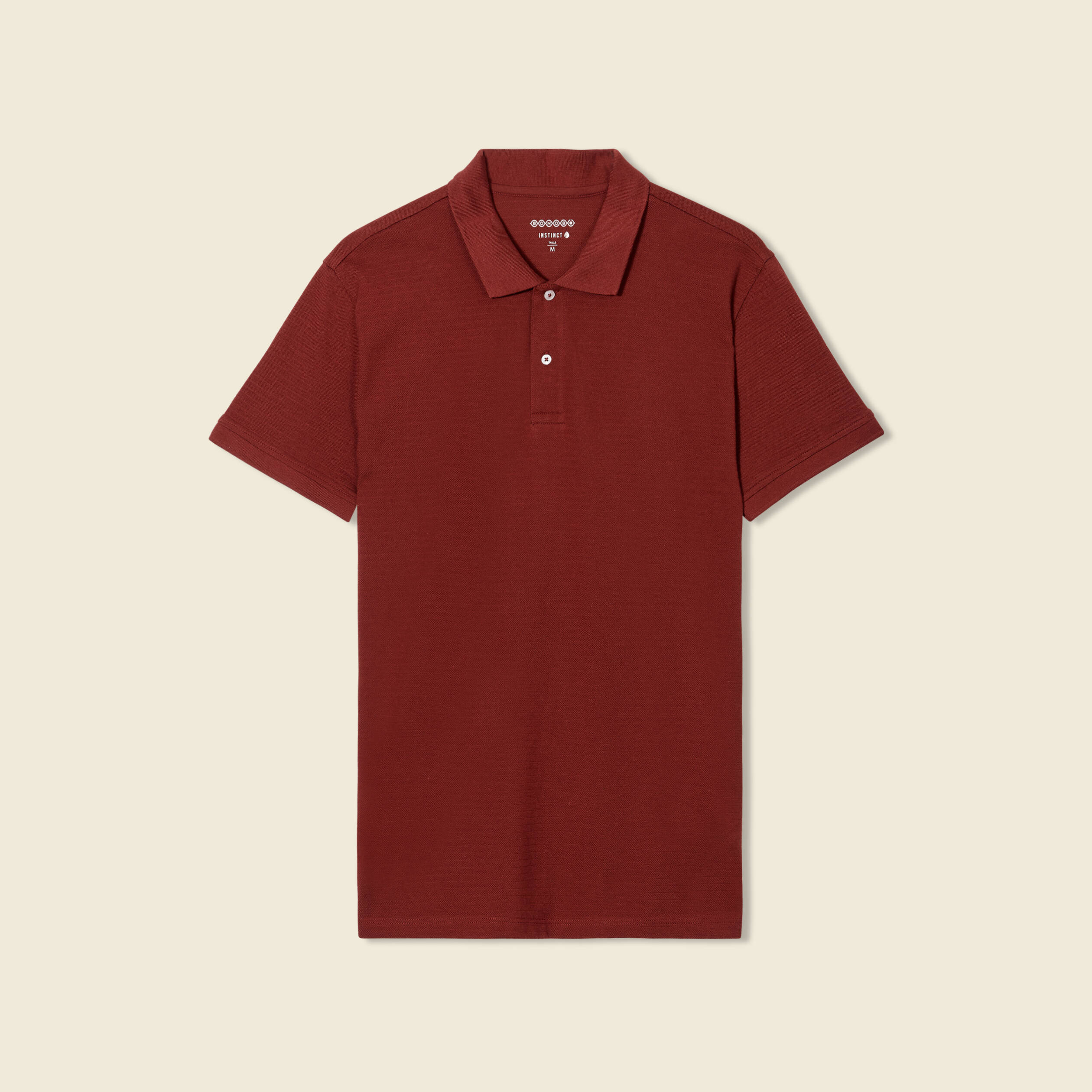 polo eco responsable marron cognac homme Polo éco-responsable marron cognac homme
