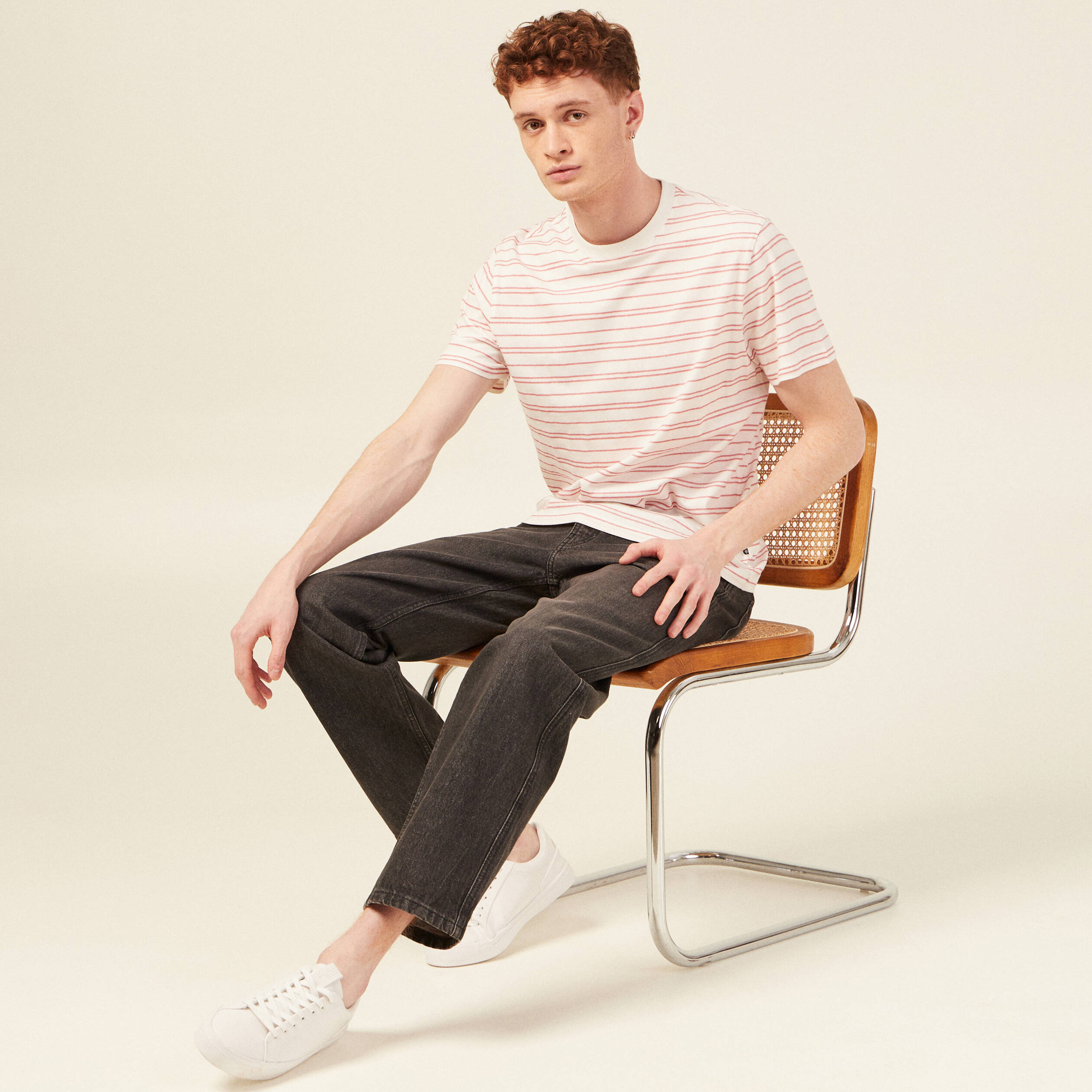 t shirt eco responsable ecru homme T-shirt éco-responsable ecru homme