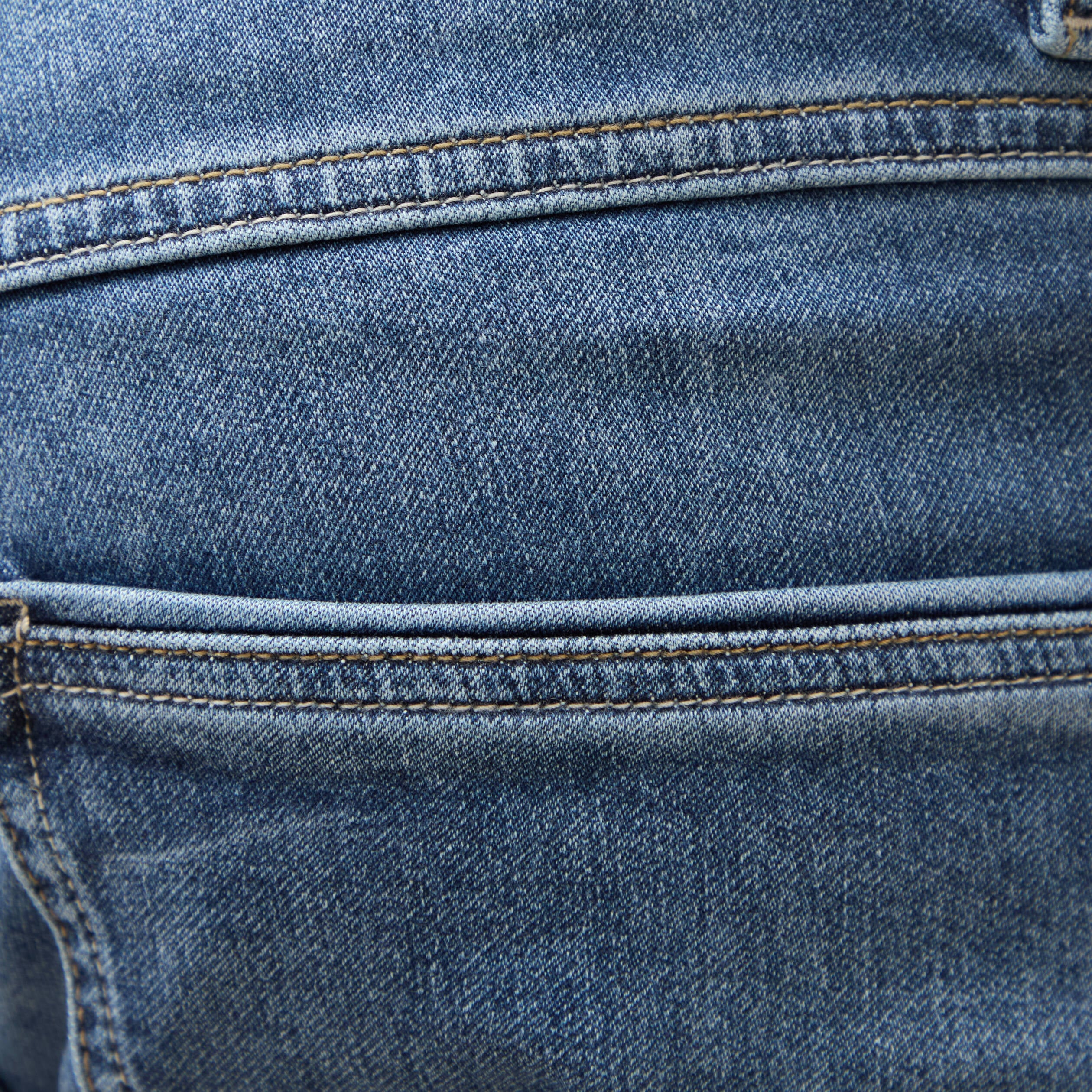 Jeans straight homme used L34 denim stone homme