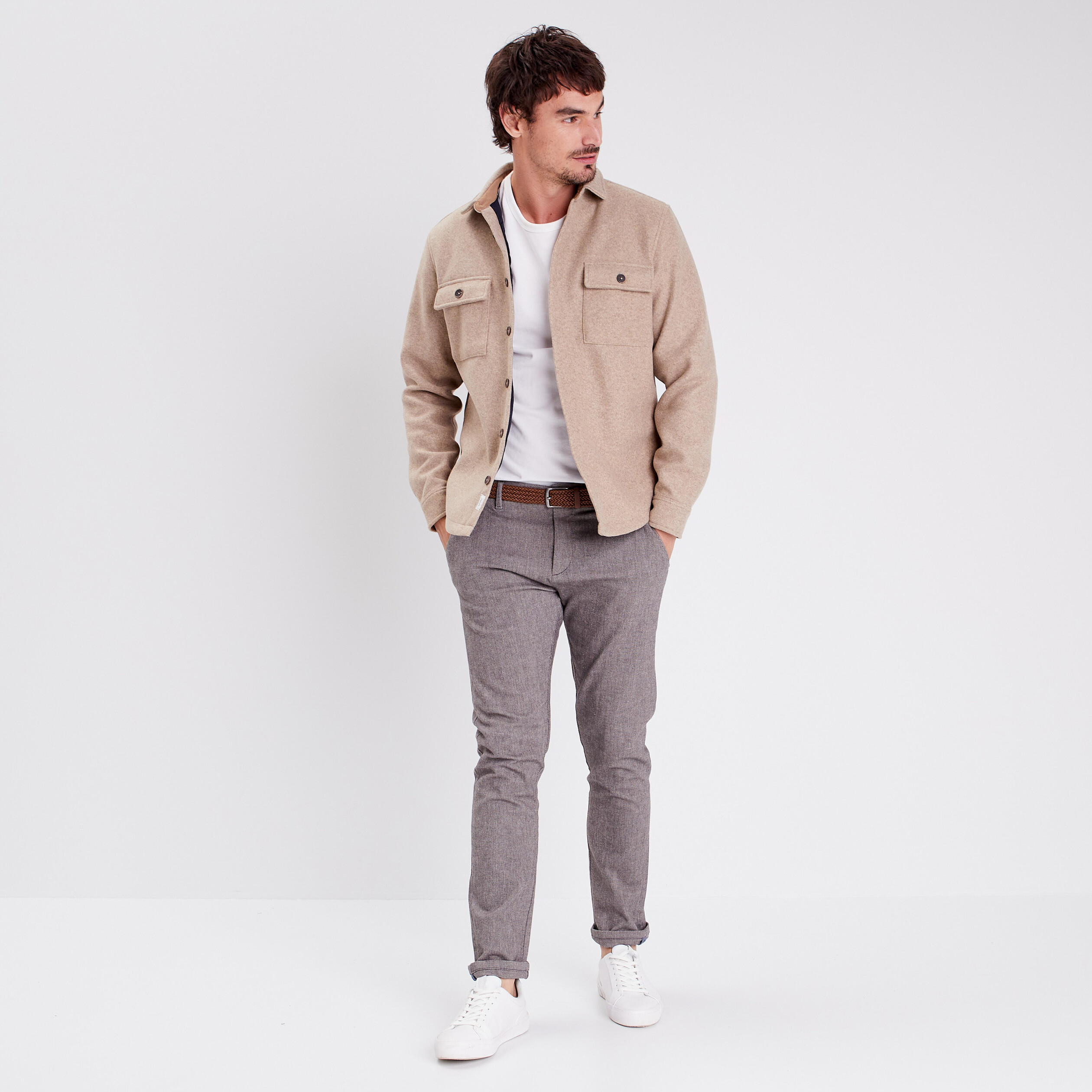 Chino hotsell gris foncé