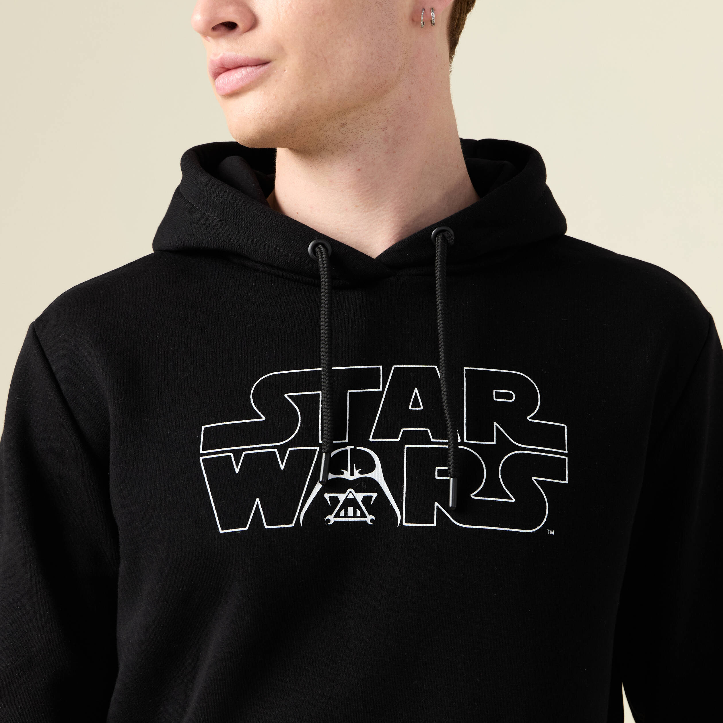 Sweat à capuche Star Wars noir homme