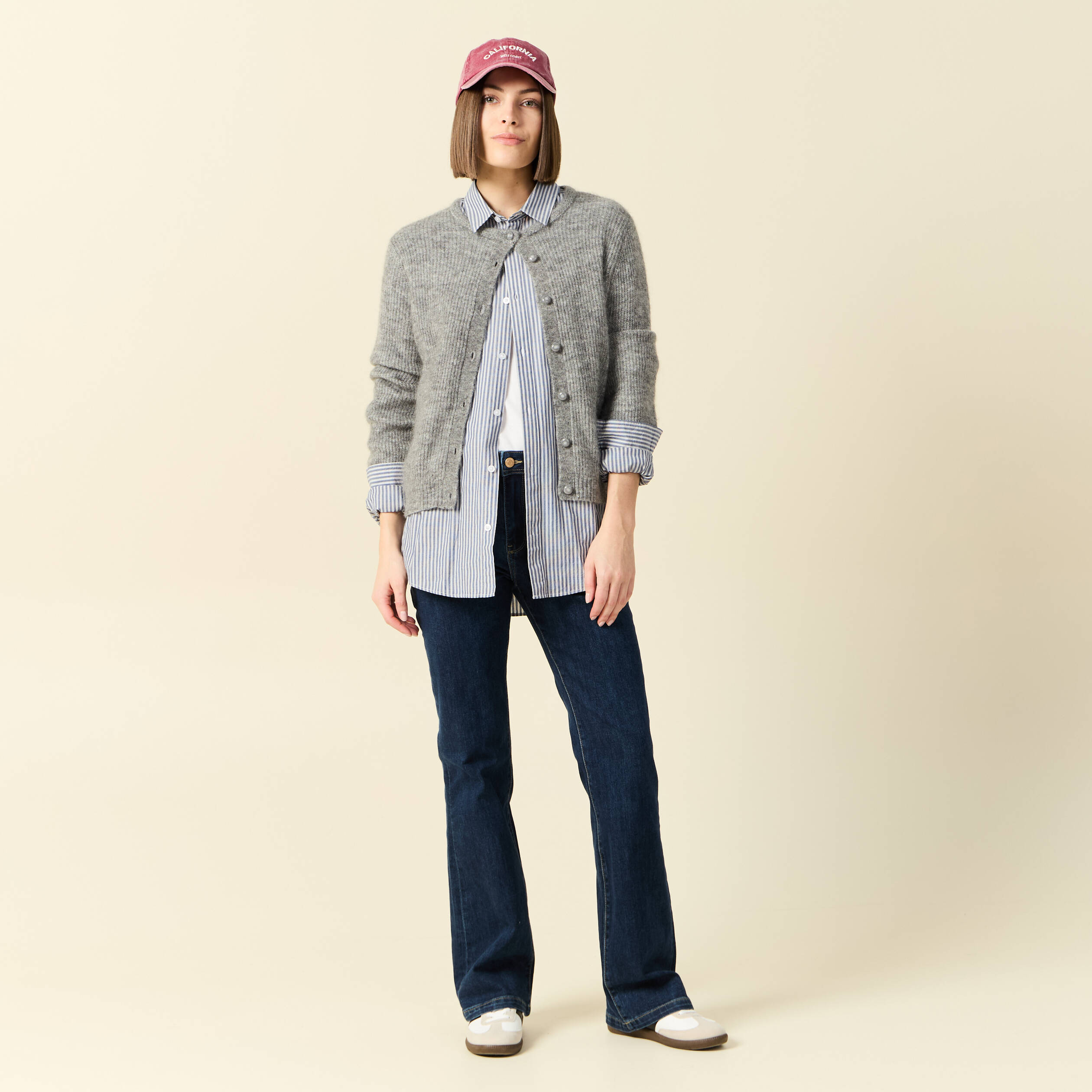 jeans yoko bootcut denim brut femme Jeans Yoko - bootcut denim brut femme