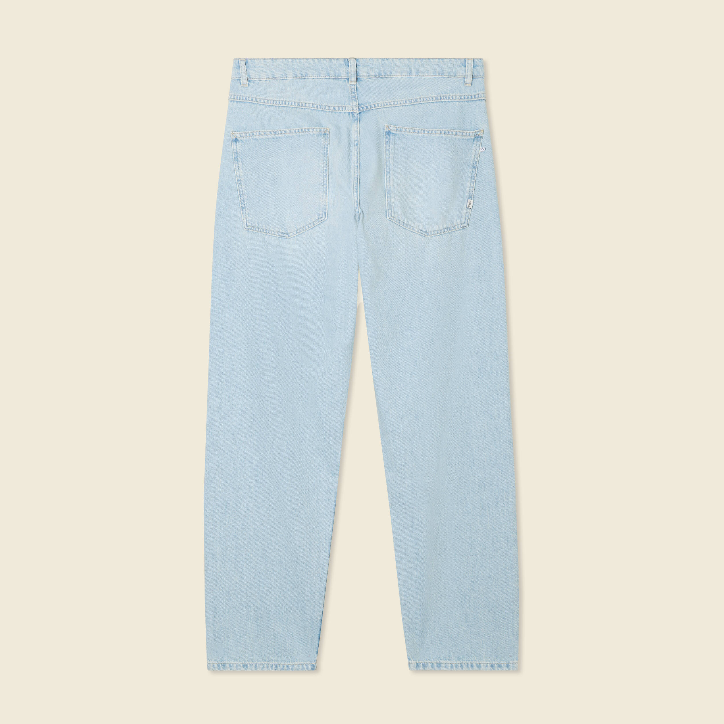 Jeans chino relax denim bleach homme