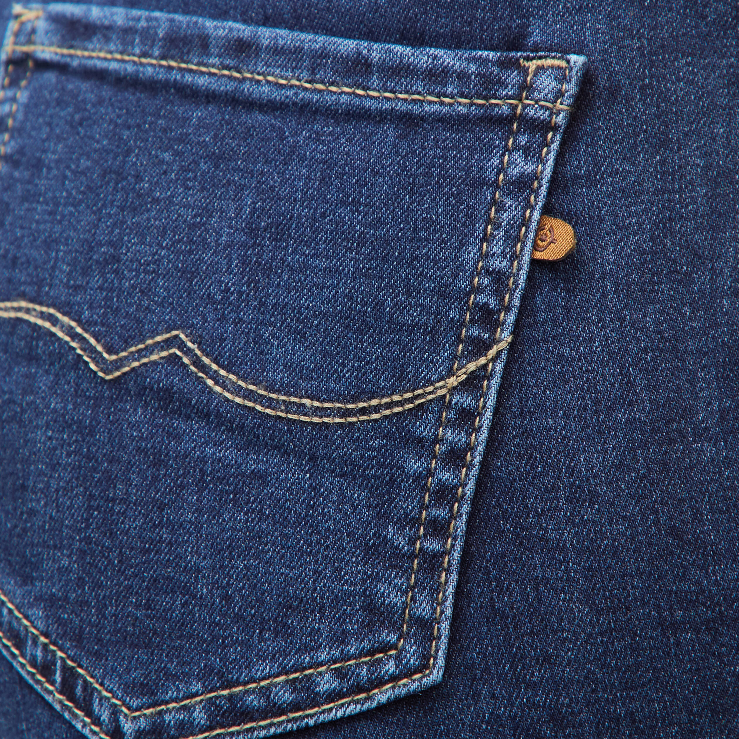 Jeans bootcut denim brut femme