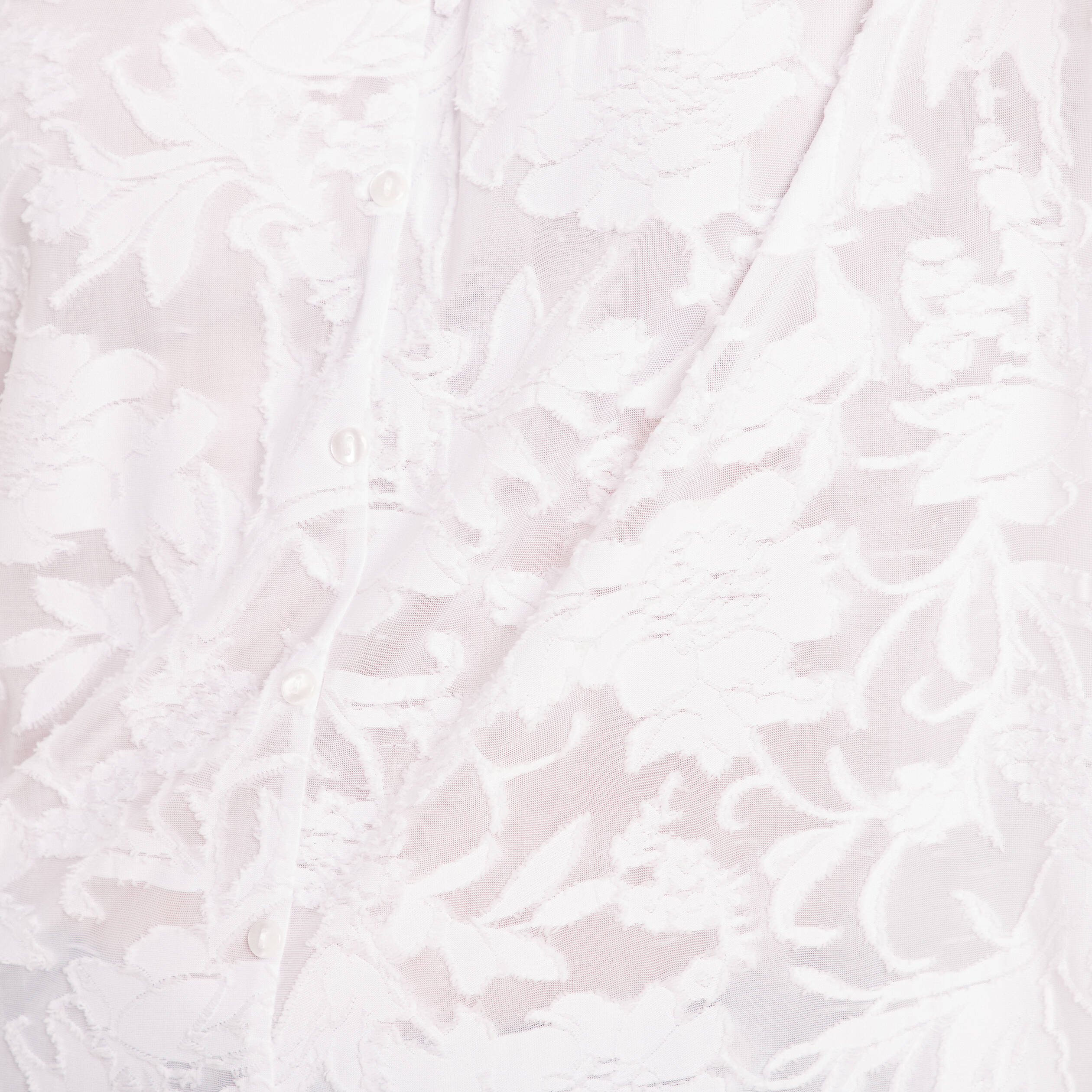 Blouse f&eacute;minine manches longues blanc femme