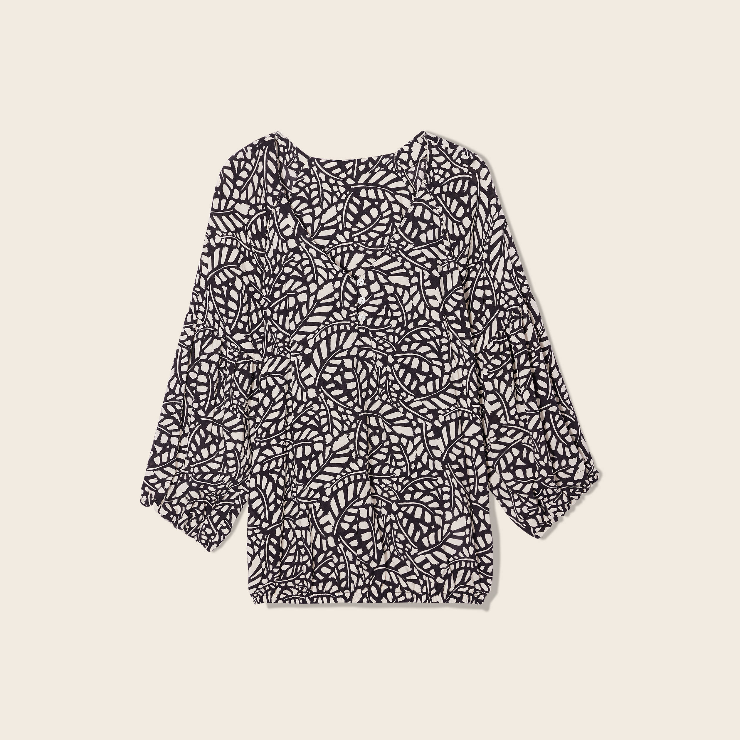 blouse manches 34 noir femme Blouse manches 3/4 noir femme