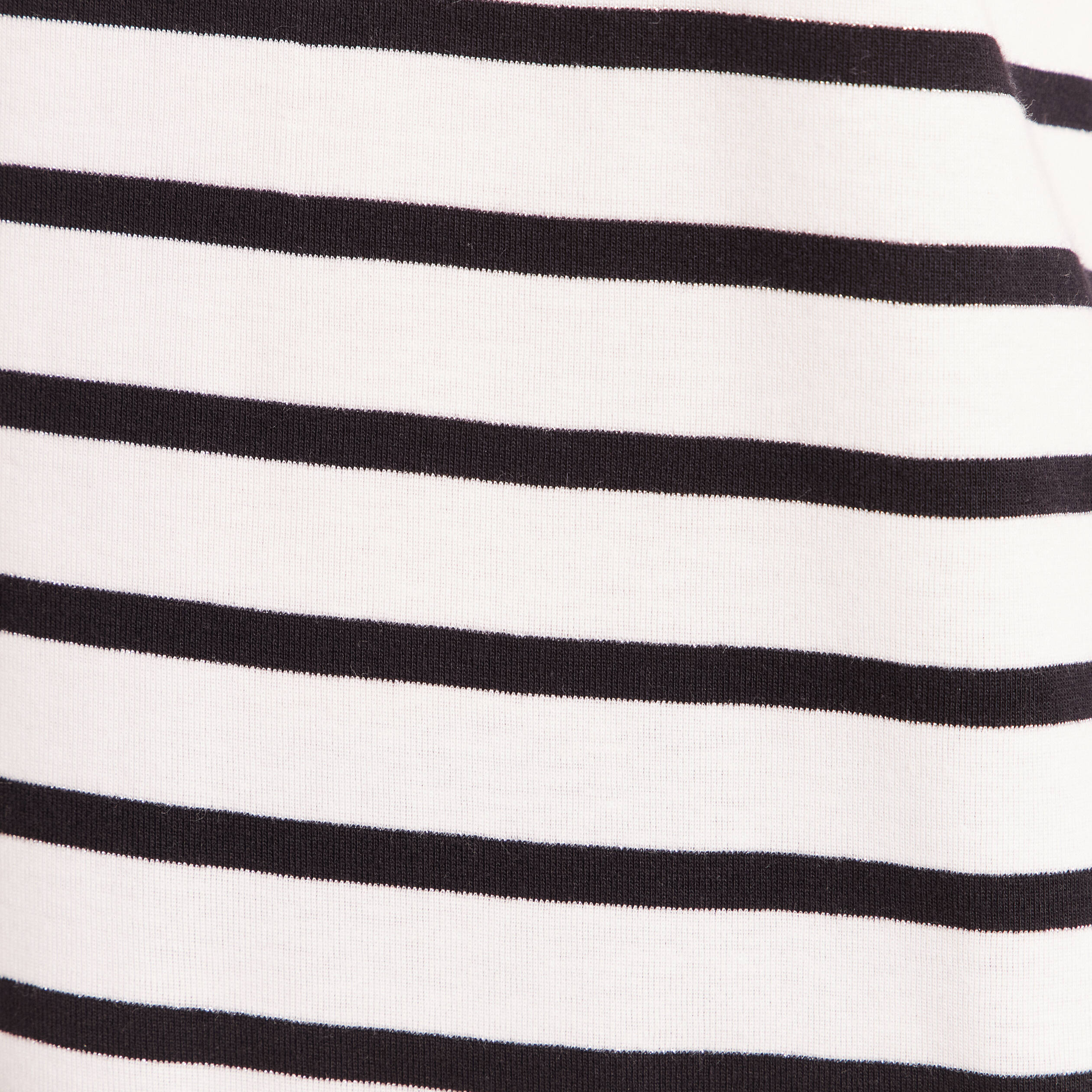 T-shirt marini&egrave;re avec broderie sequins noir femme