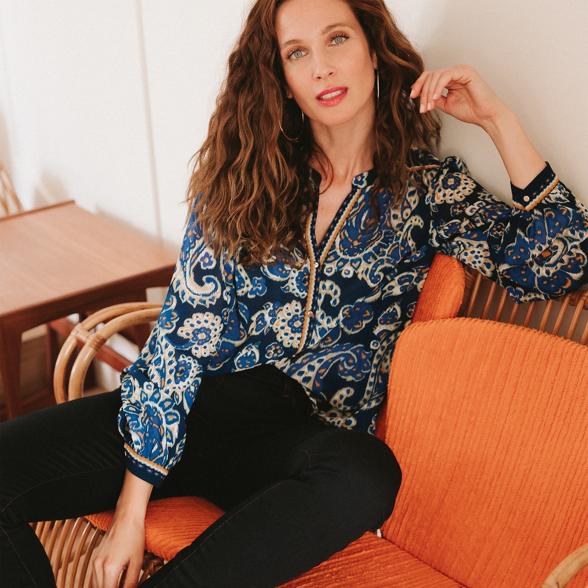 blouse manches longues noir femme Blouse manches longues noir femme