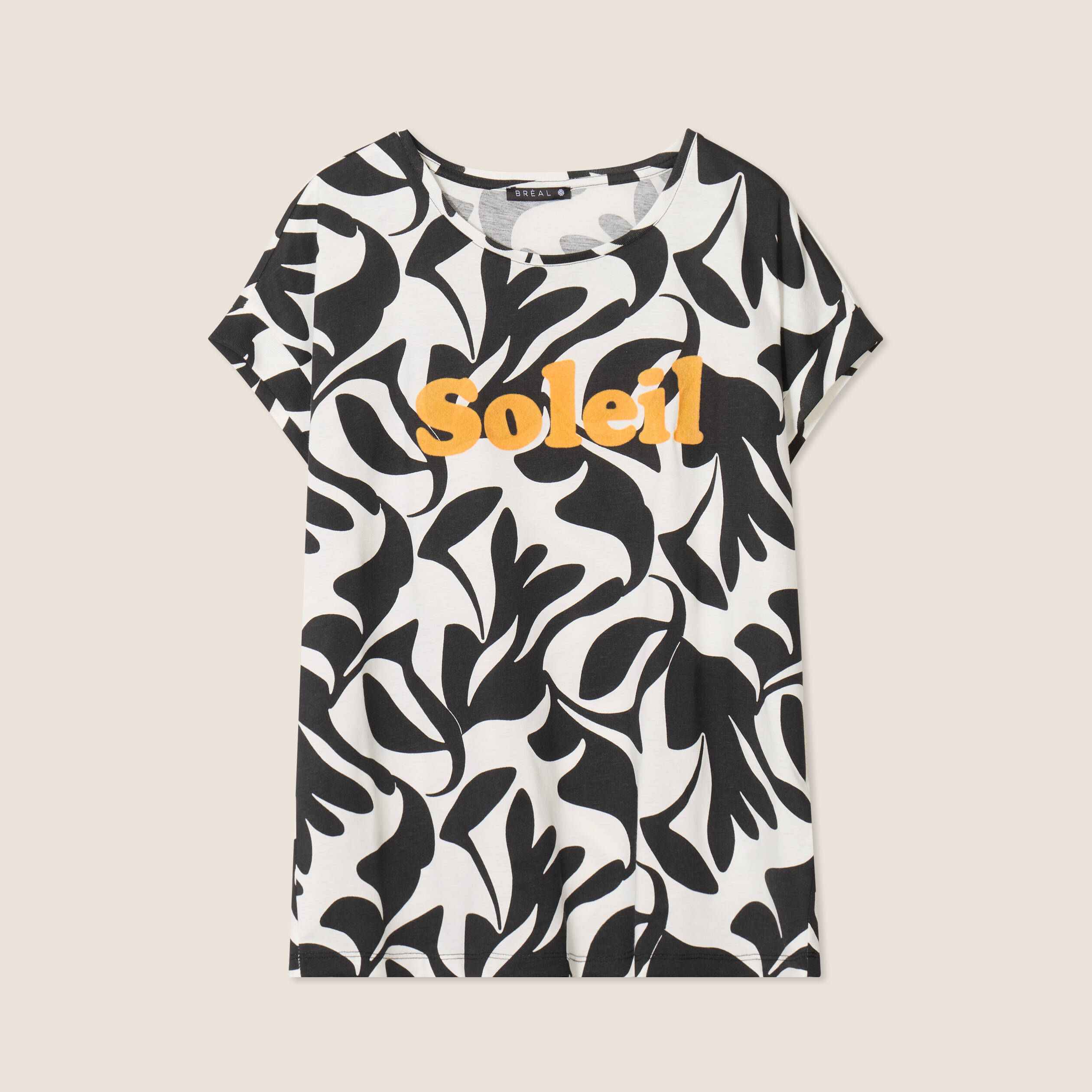 T-shirt manches courtes noir femme