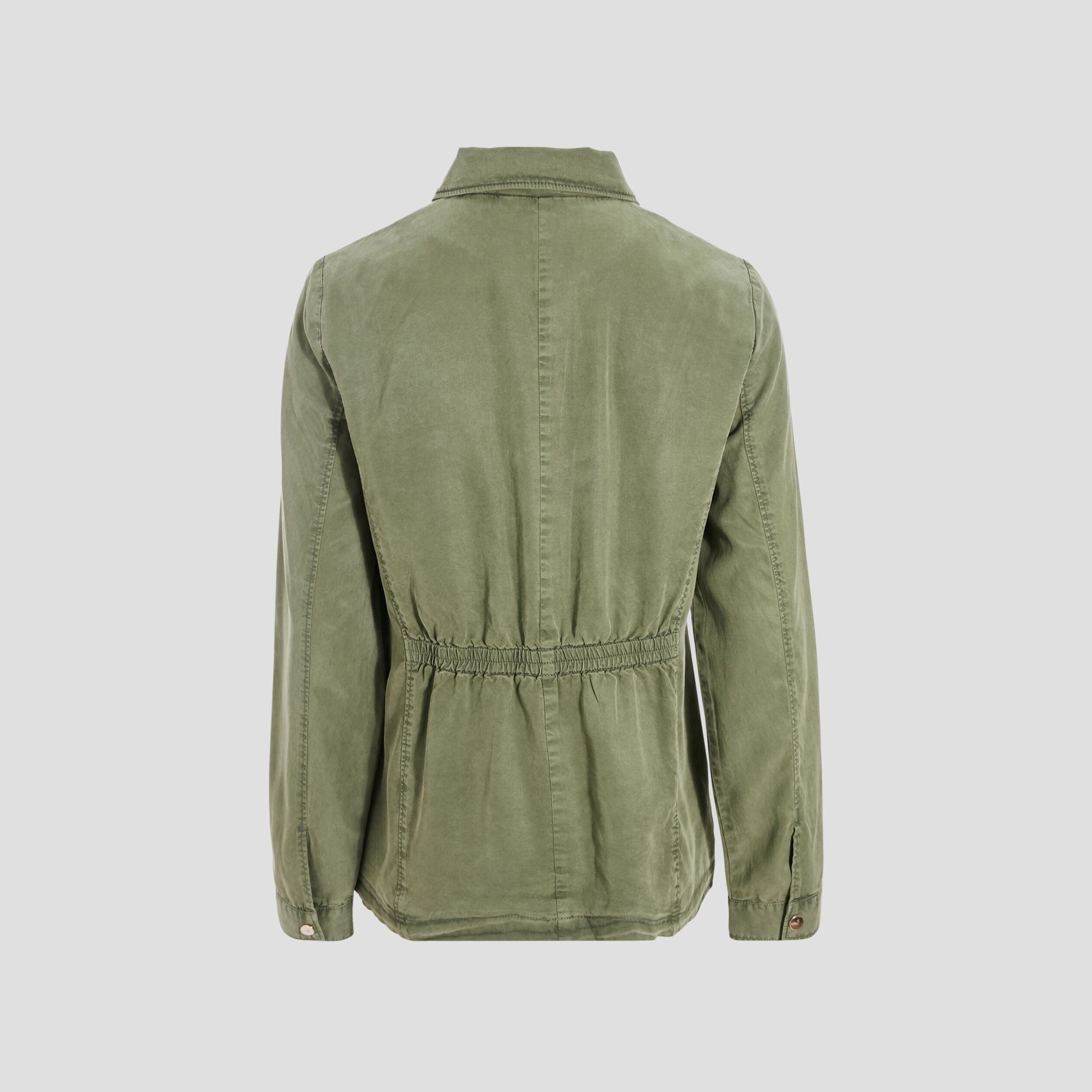 veste droite boutonnee vert kaki femme Veste droite boutonnée vert kaki femme