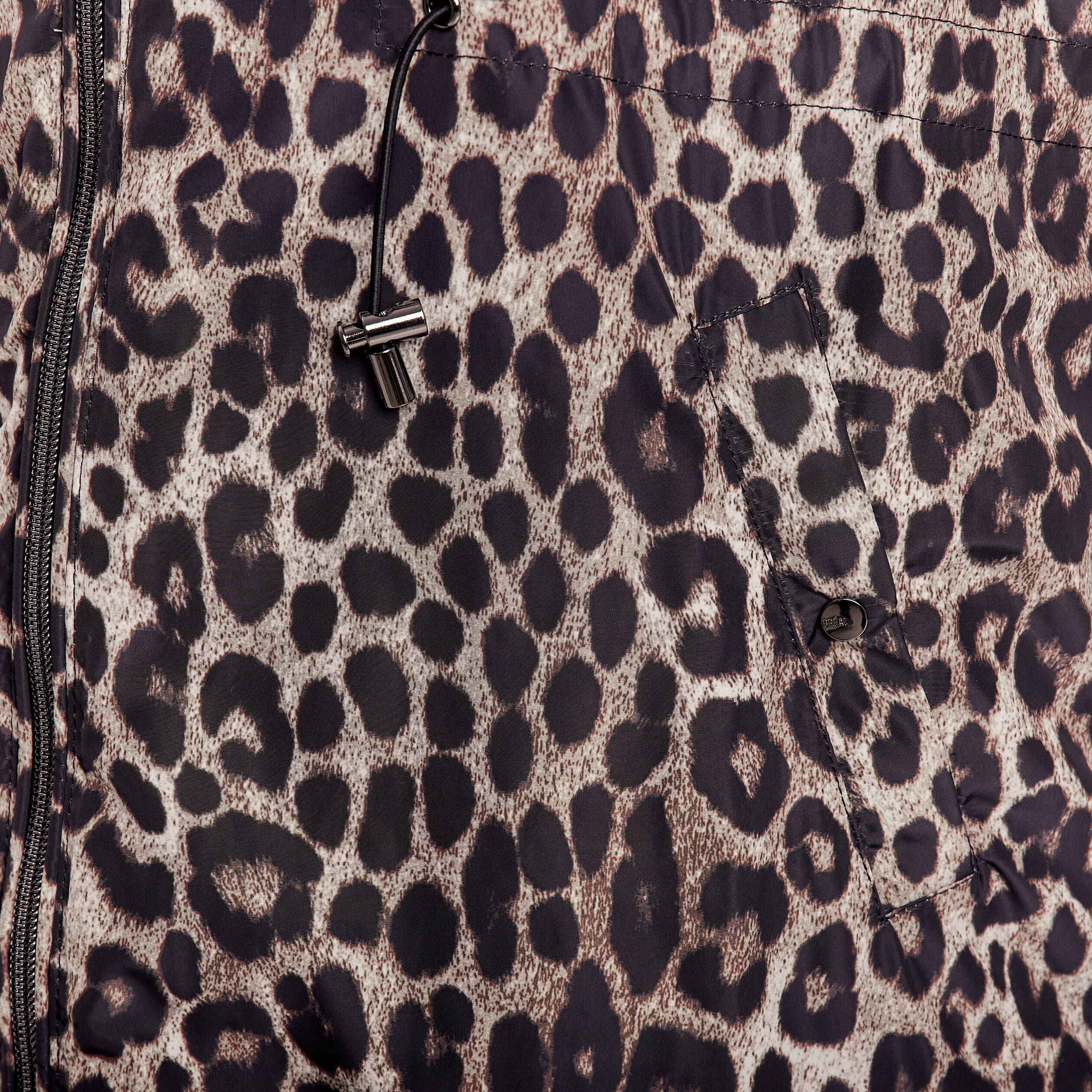 Parka cintrée doublée déperlante noir femme