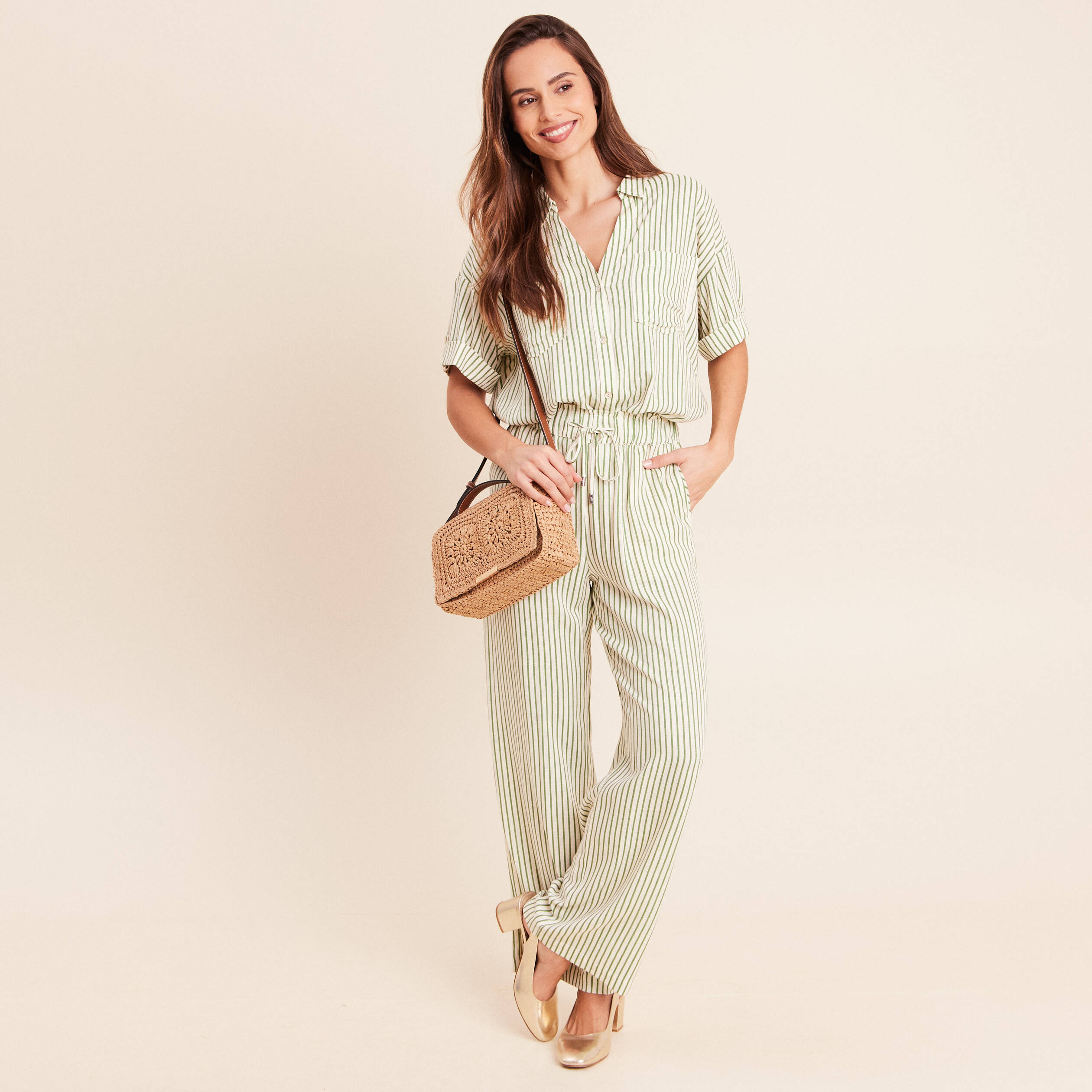 Chemise manches courtes blanc femme