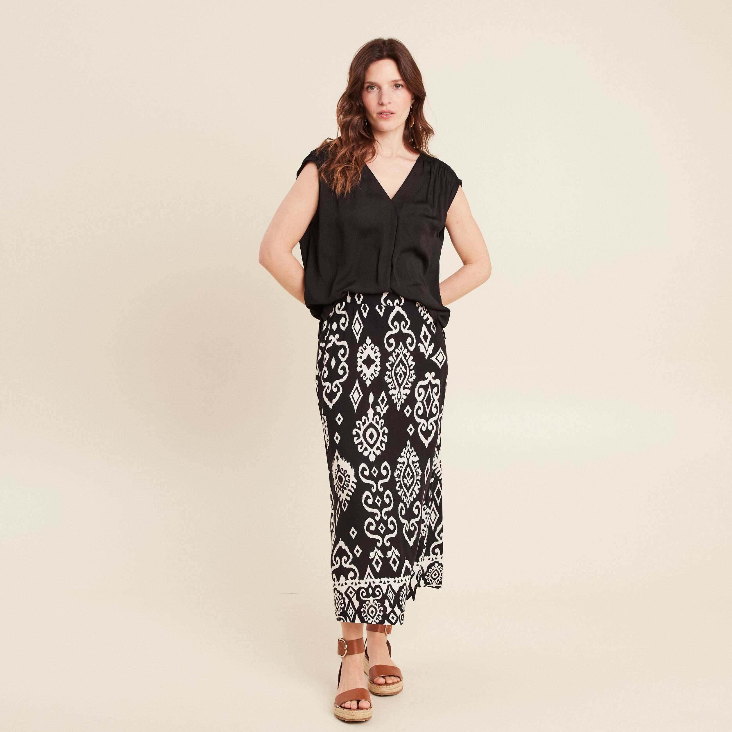 blouse sans manches noir femme Blouse sans manches noir femme
