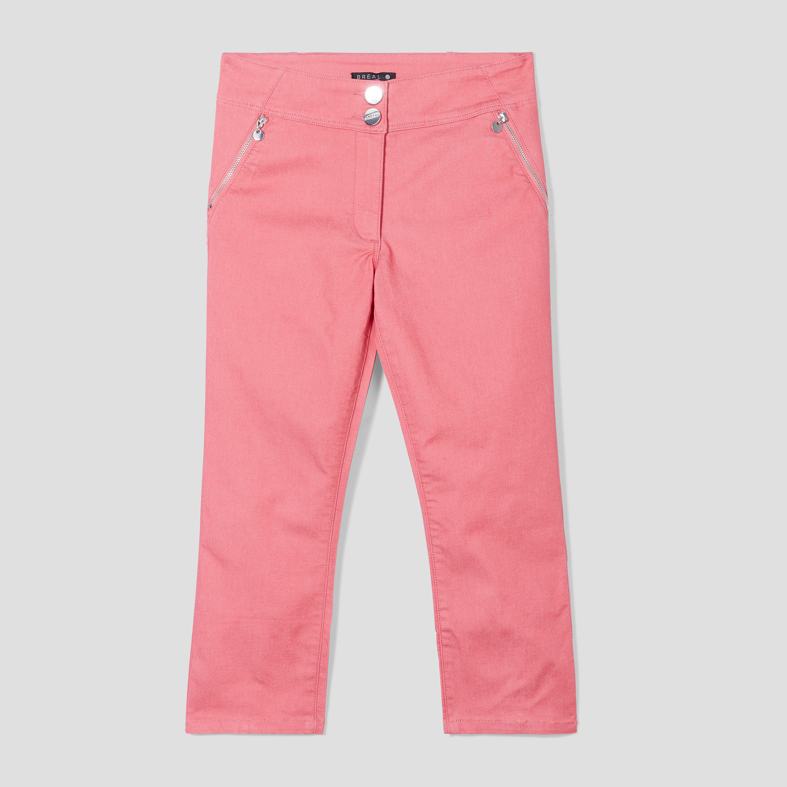 Pantacourt ajust&eacute; vieux rose femme