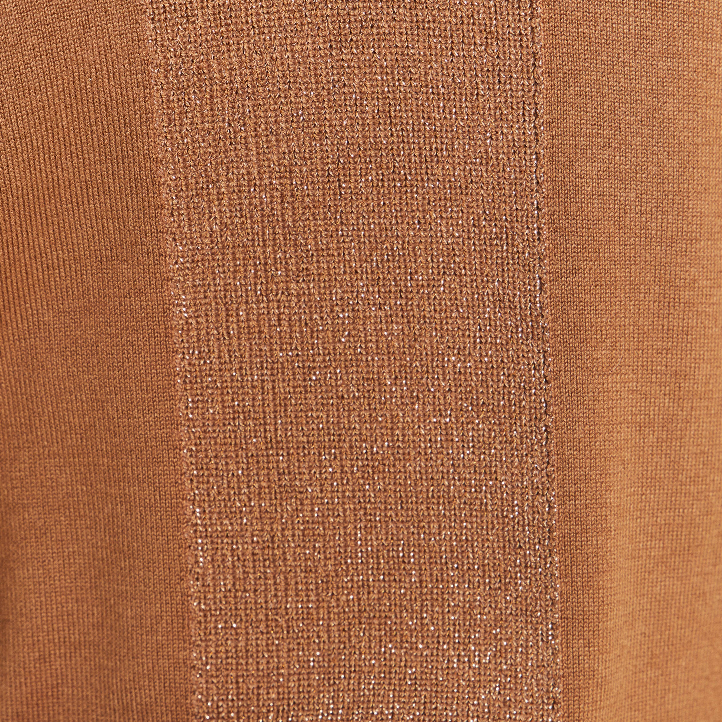 Pull manches longues beige femme