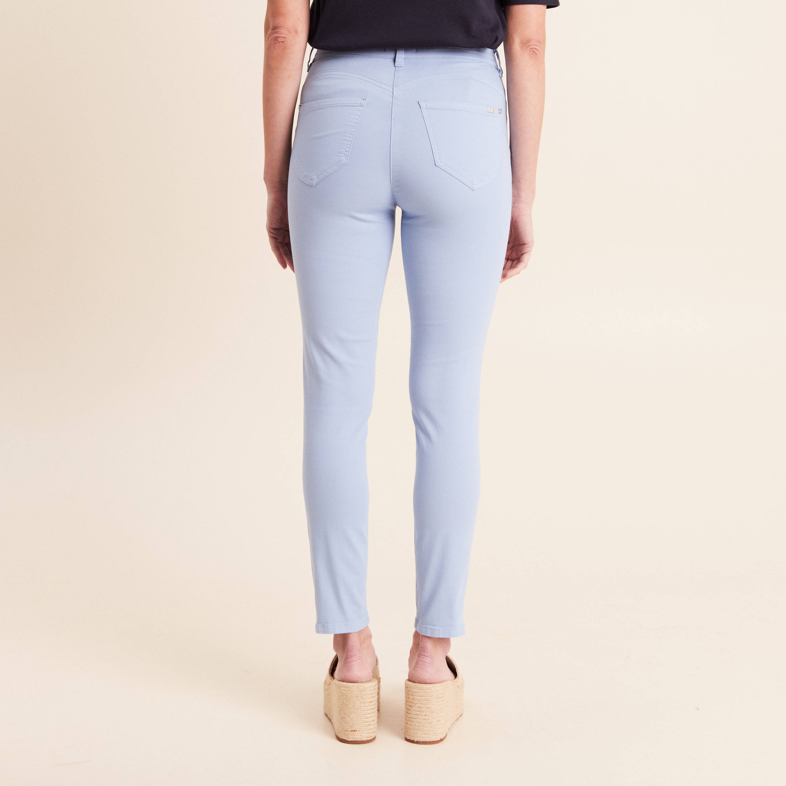 Pantalon magique Le L&eacute;ger coupe ajust&eacute;e bleu ciel femme