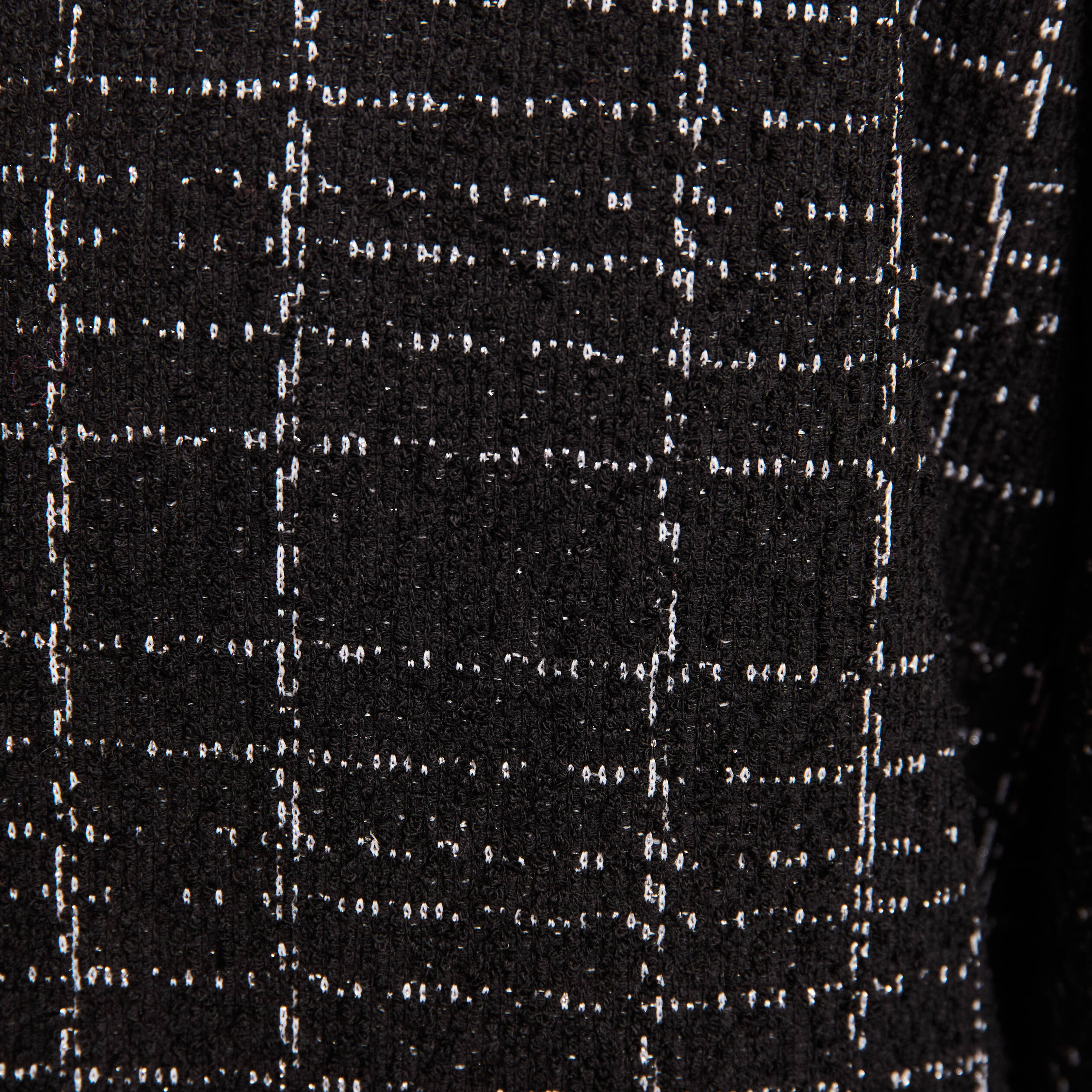 Veste droite boutonn&eacute;e noir femme