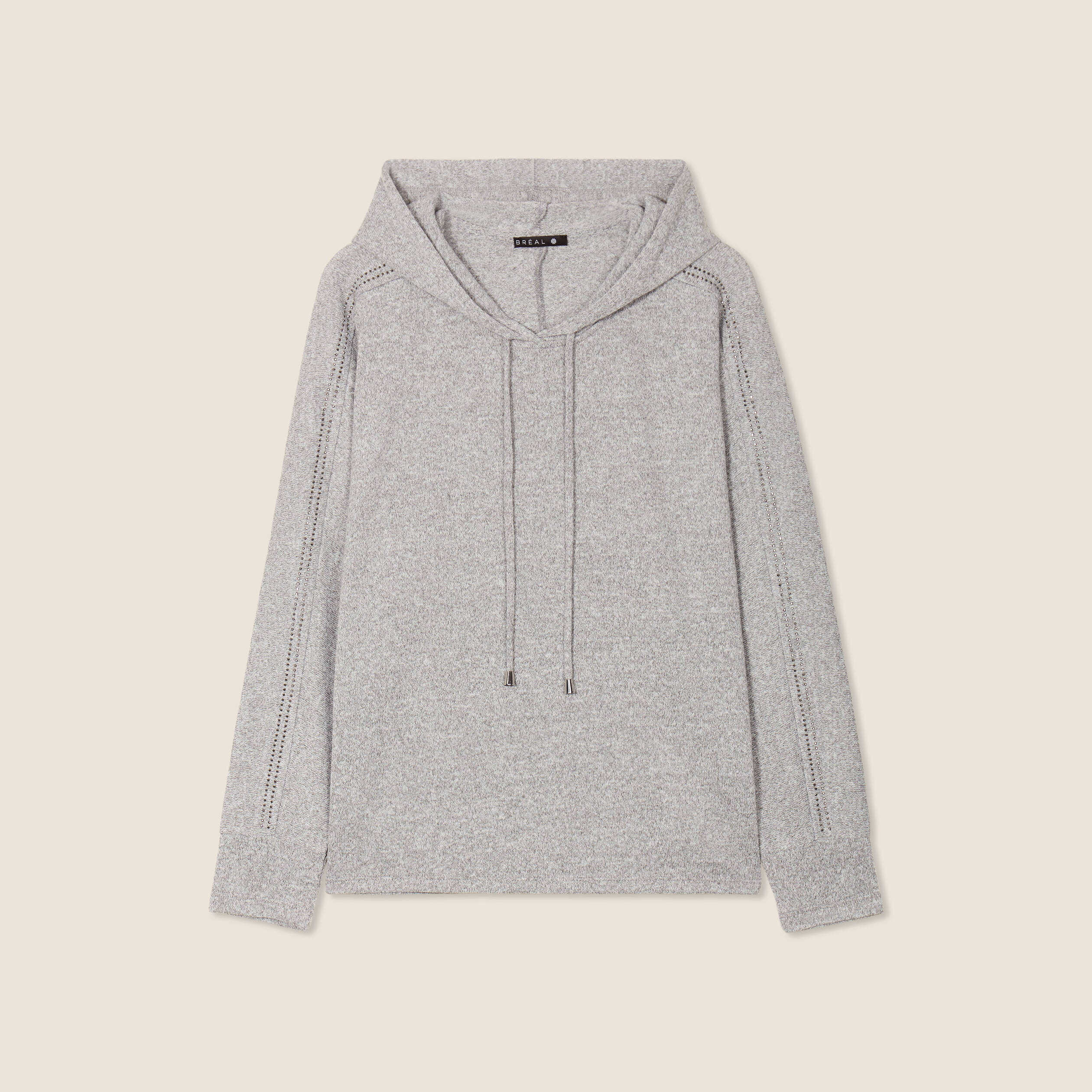 sweat a capuche gris clair femme Sweat à capuche gris clair femme