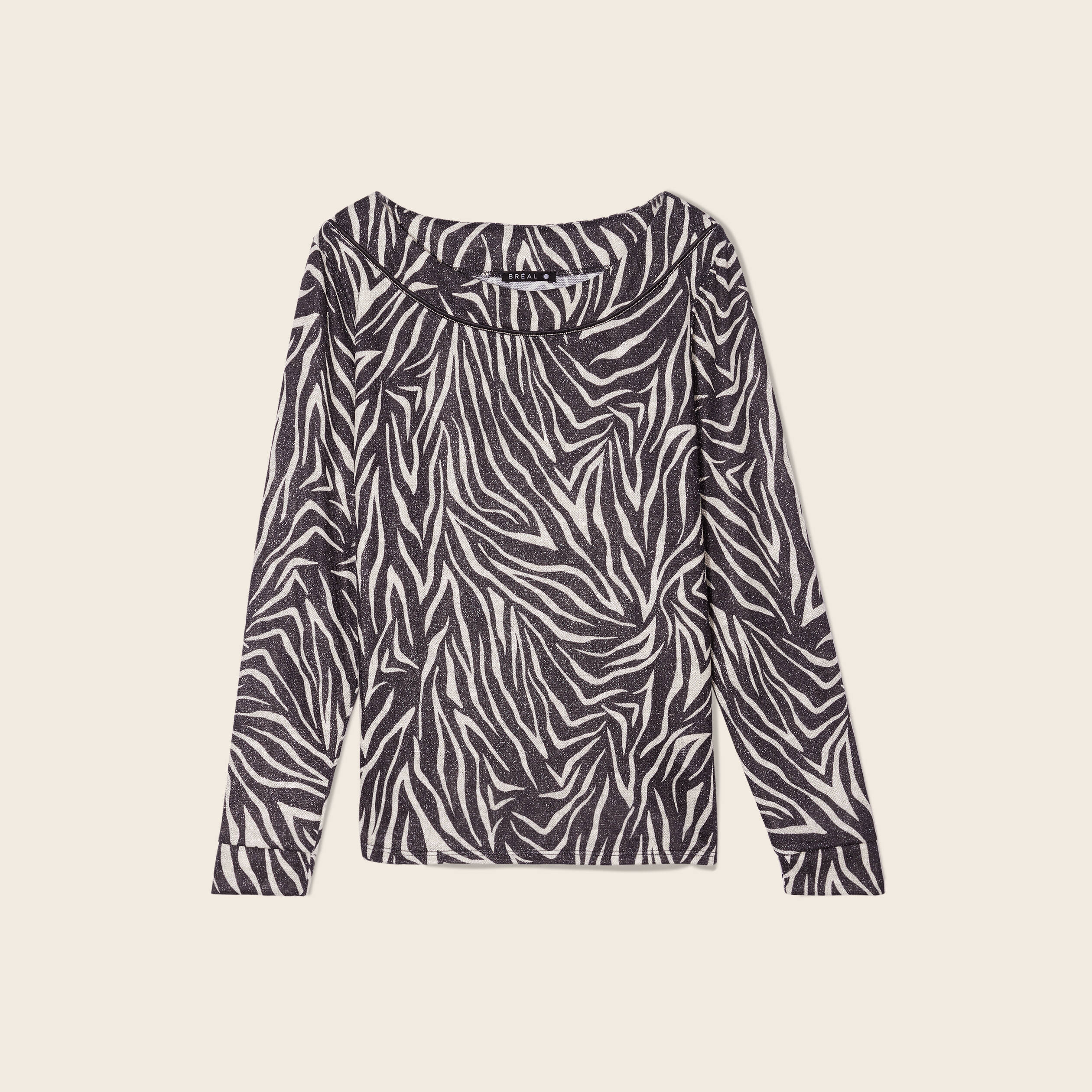 T-shirt manches longues noir femme