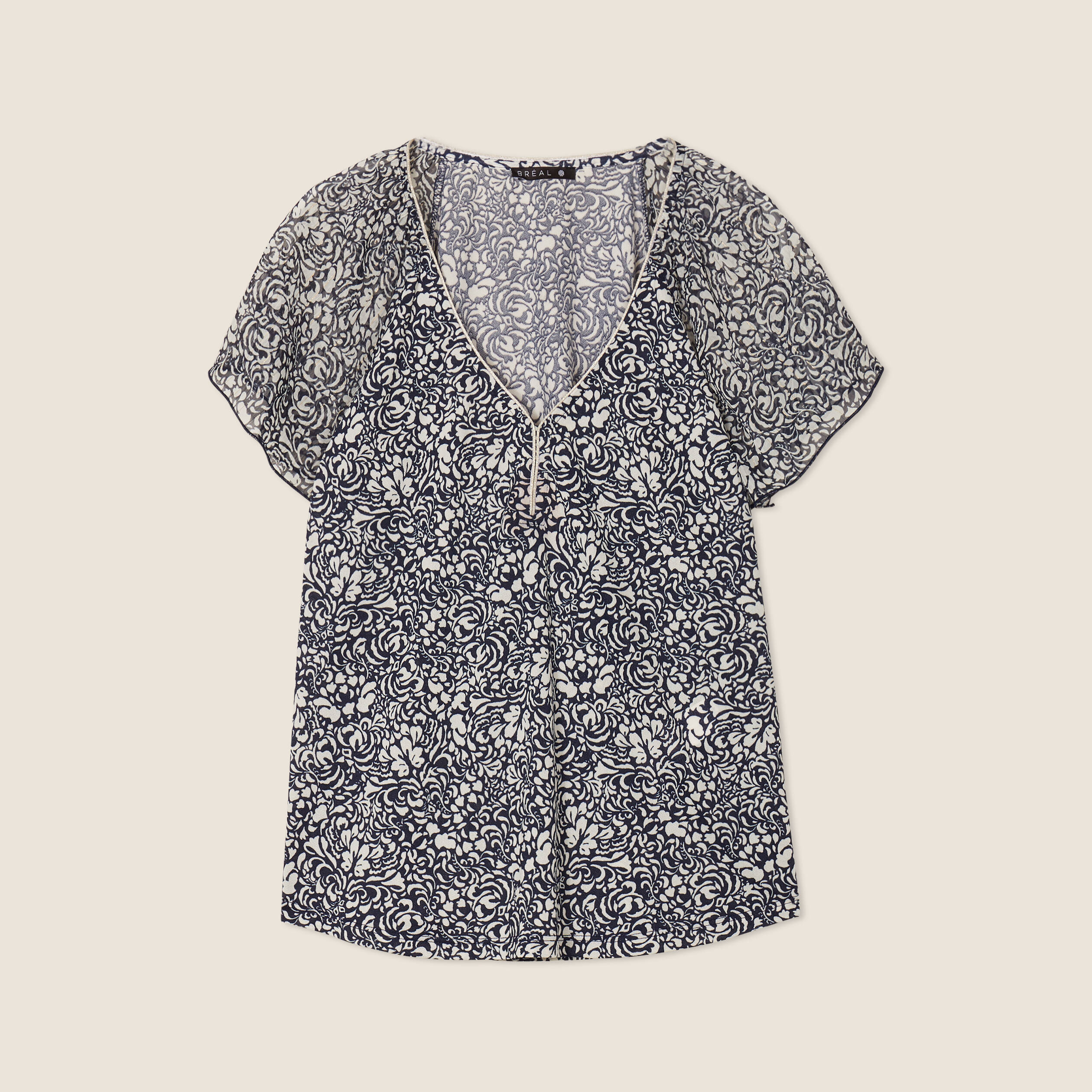t shirt manches courtes bleu femme T-shirt manches courtes bleu femme