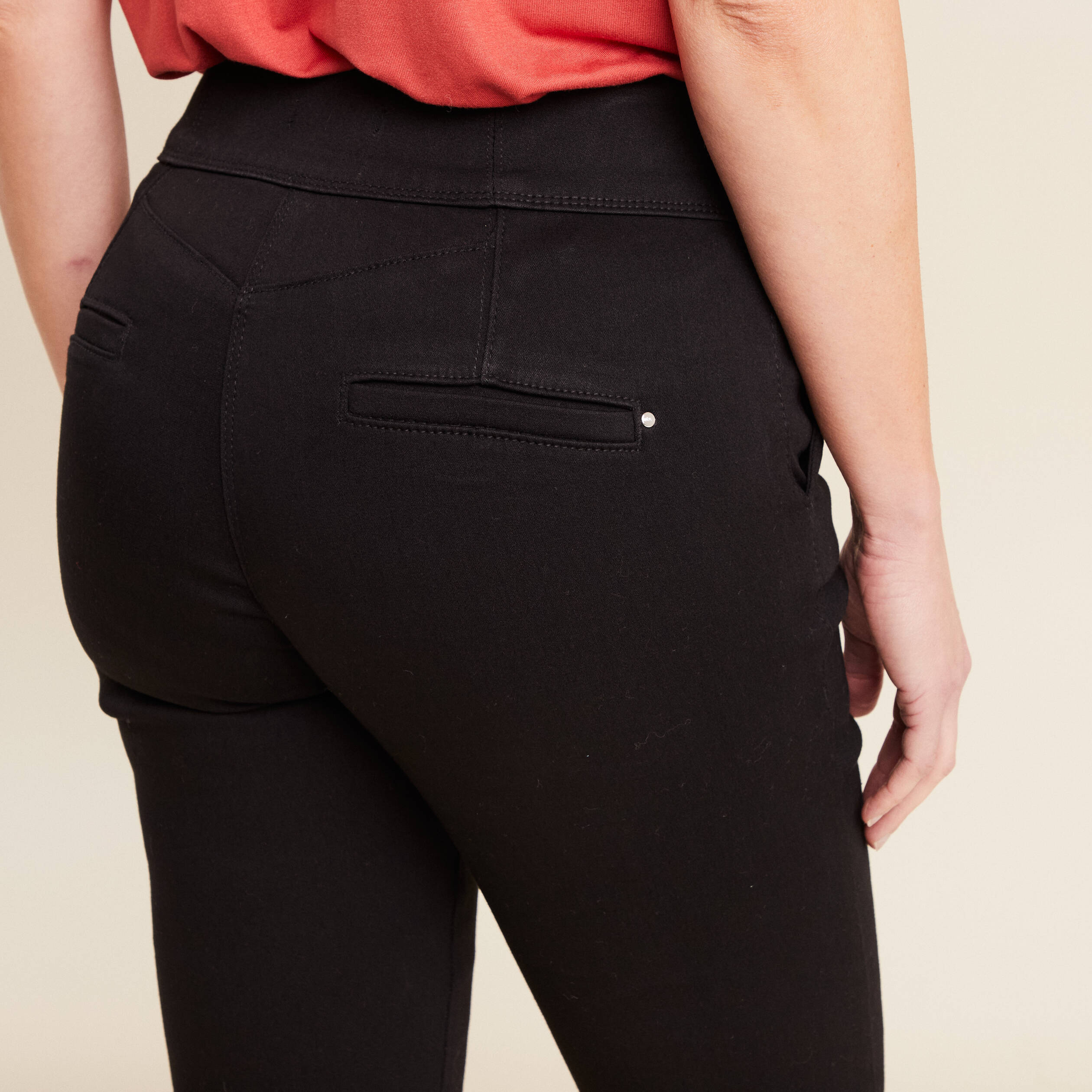 pantalon bootcut a pont noir femme Pantalon bootcut à pont noir femme
