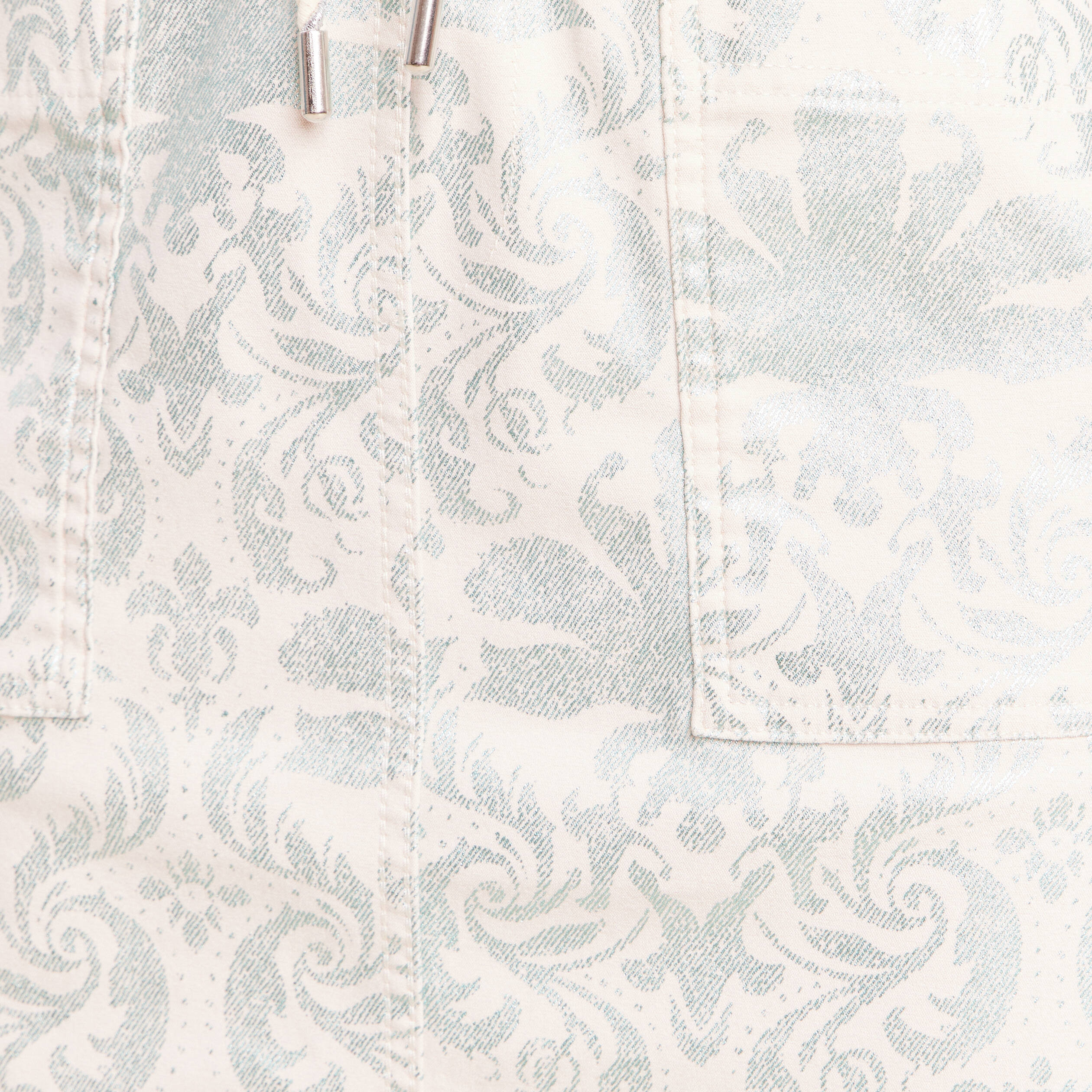 Jupe droite r&eacute;versible blanc femme