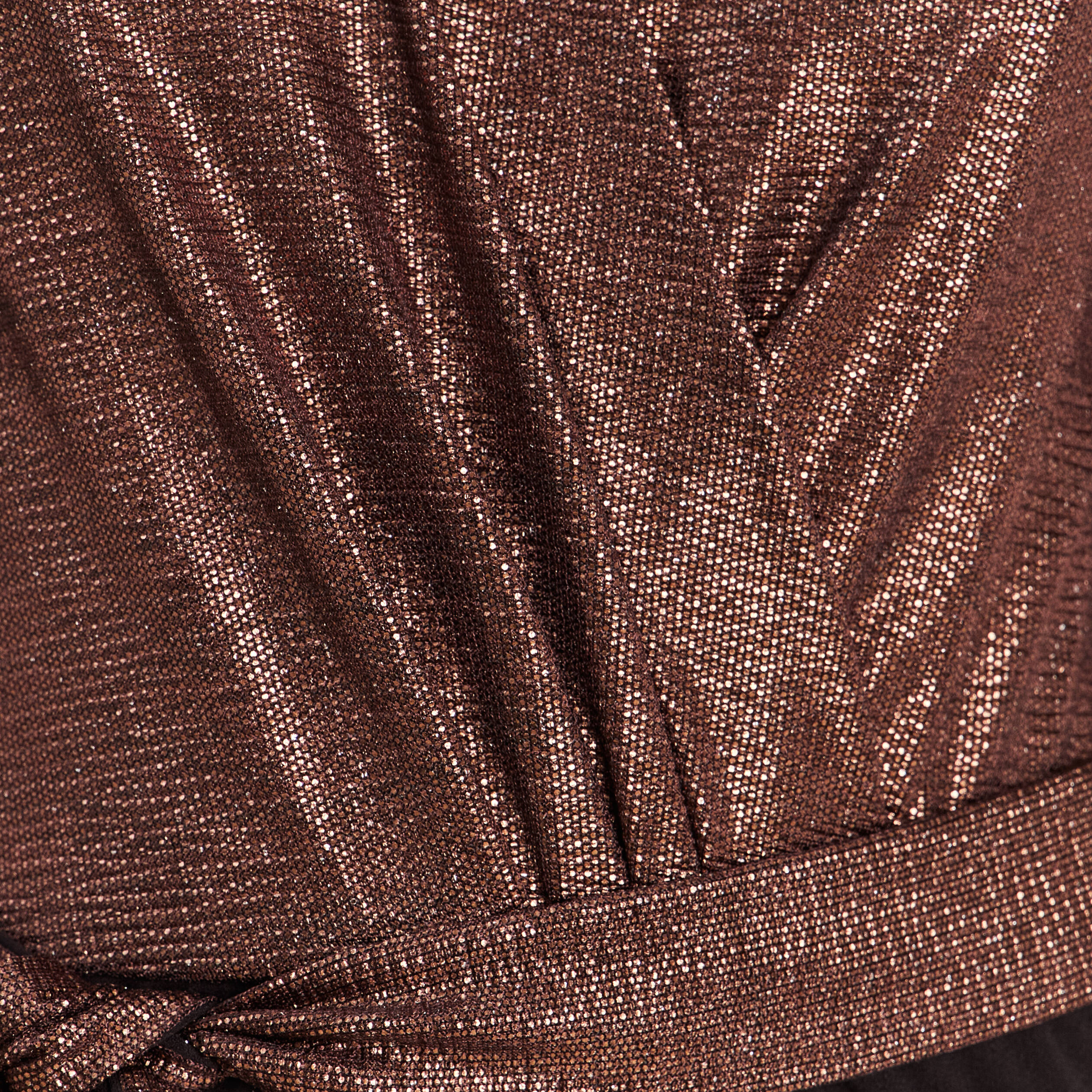 Combinaison pantalon droite marron cognac femme