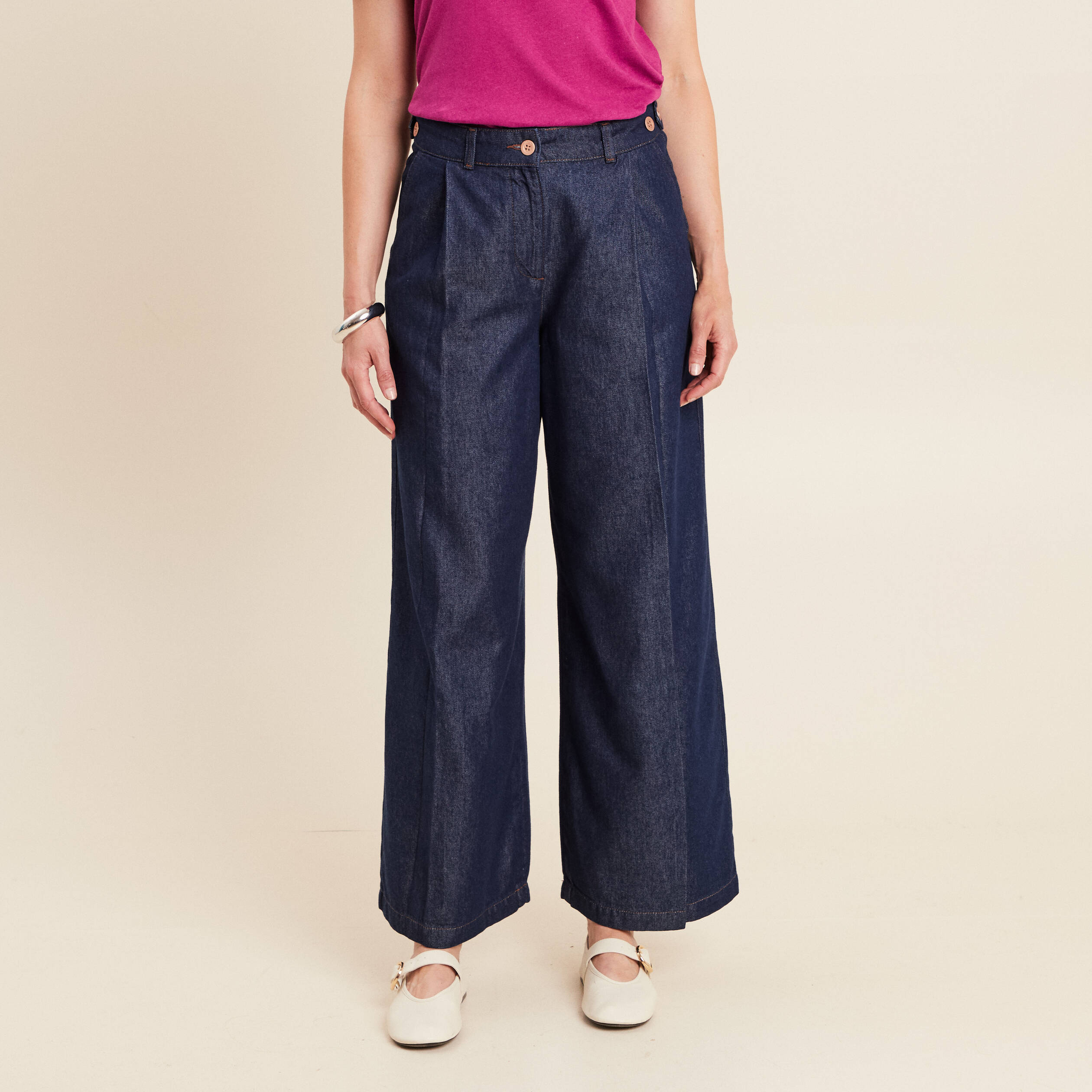 pantalon denim brut femme Pantalon denim brut femme