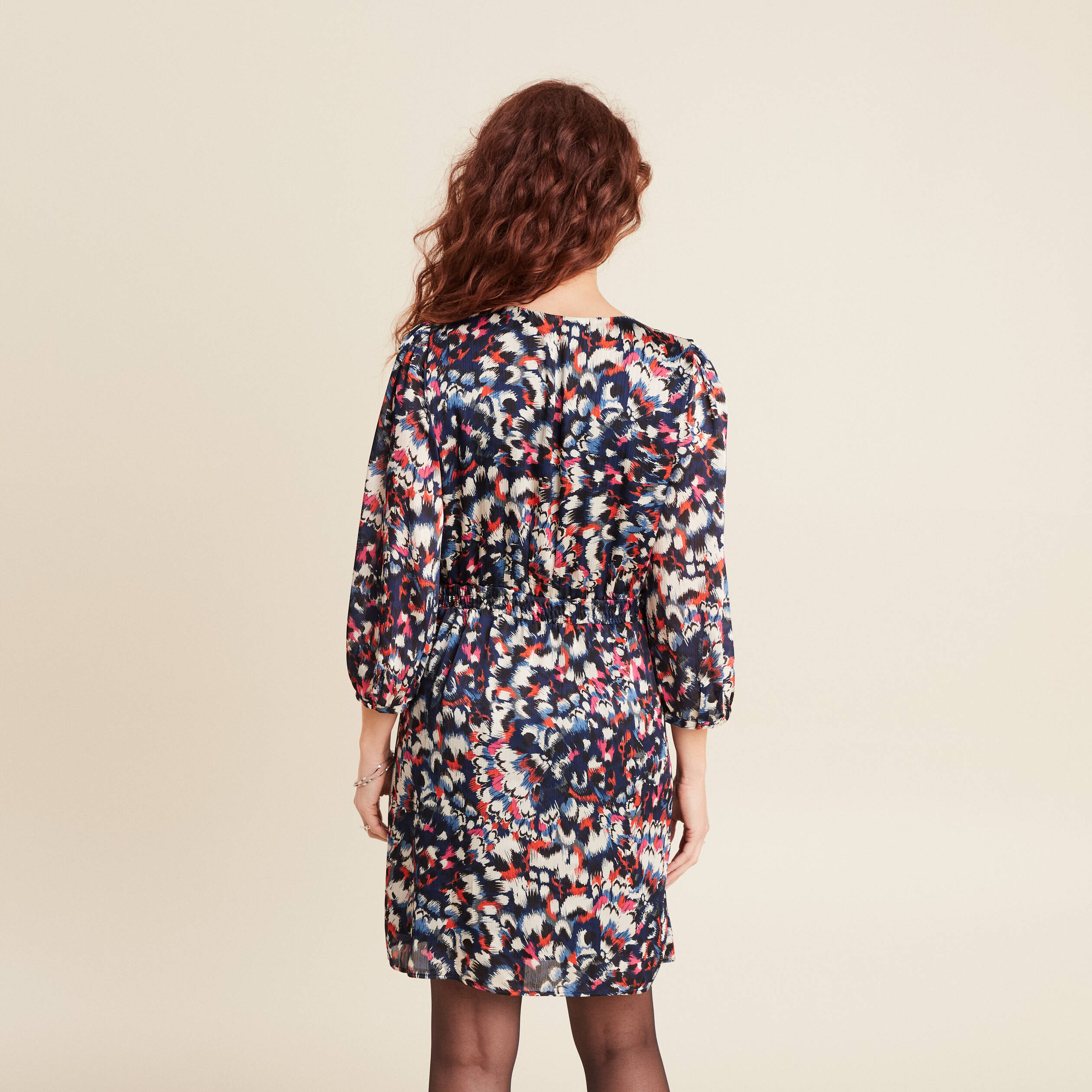 robe portefeuille fluide noir femme Robe portefeuille fluide noir femme