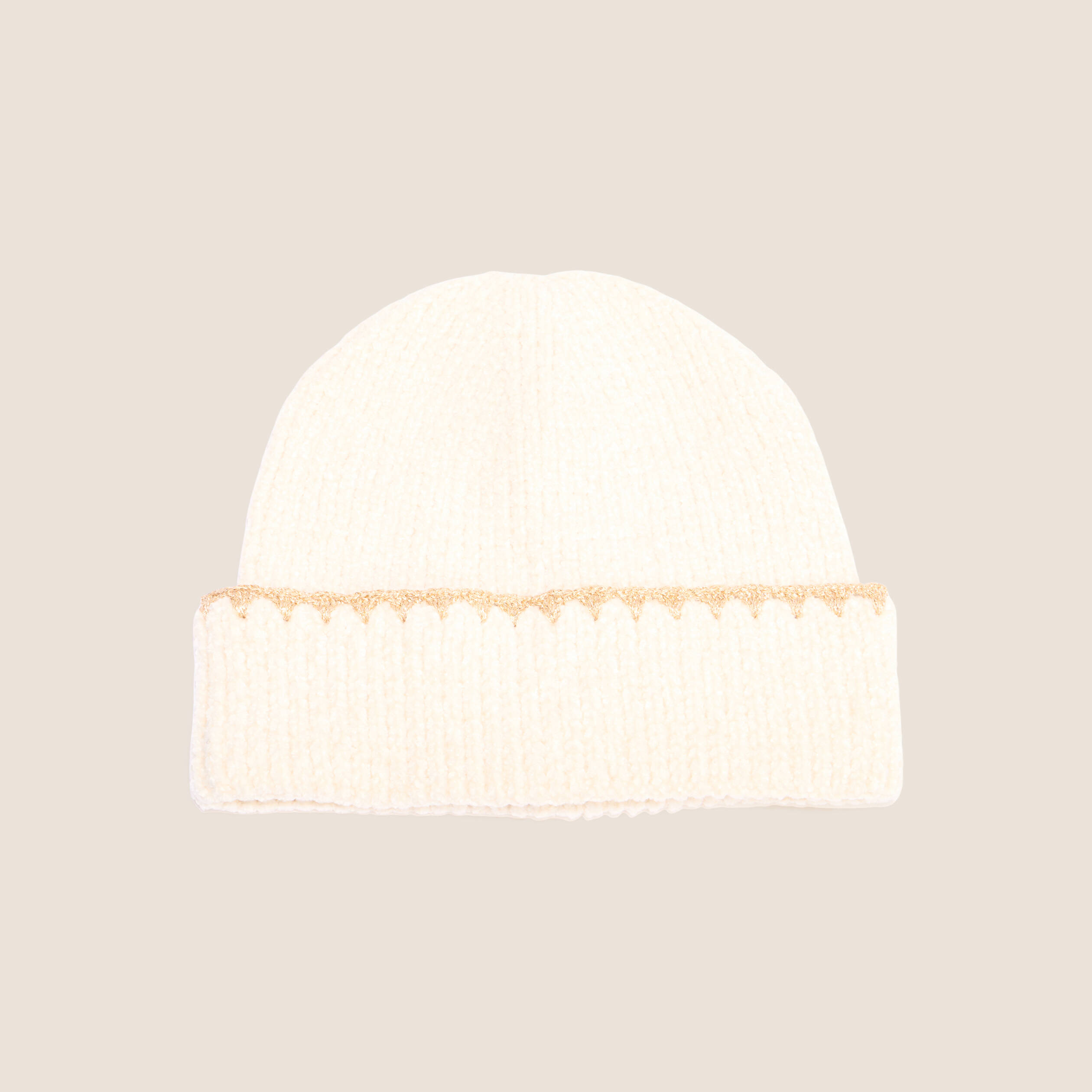 Bonnet ecru femme