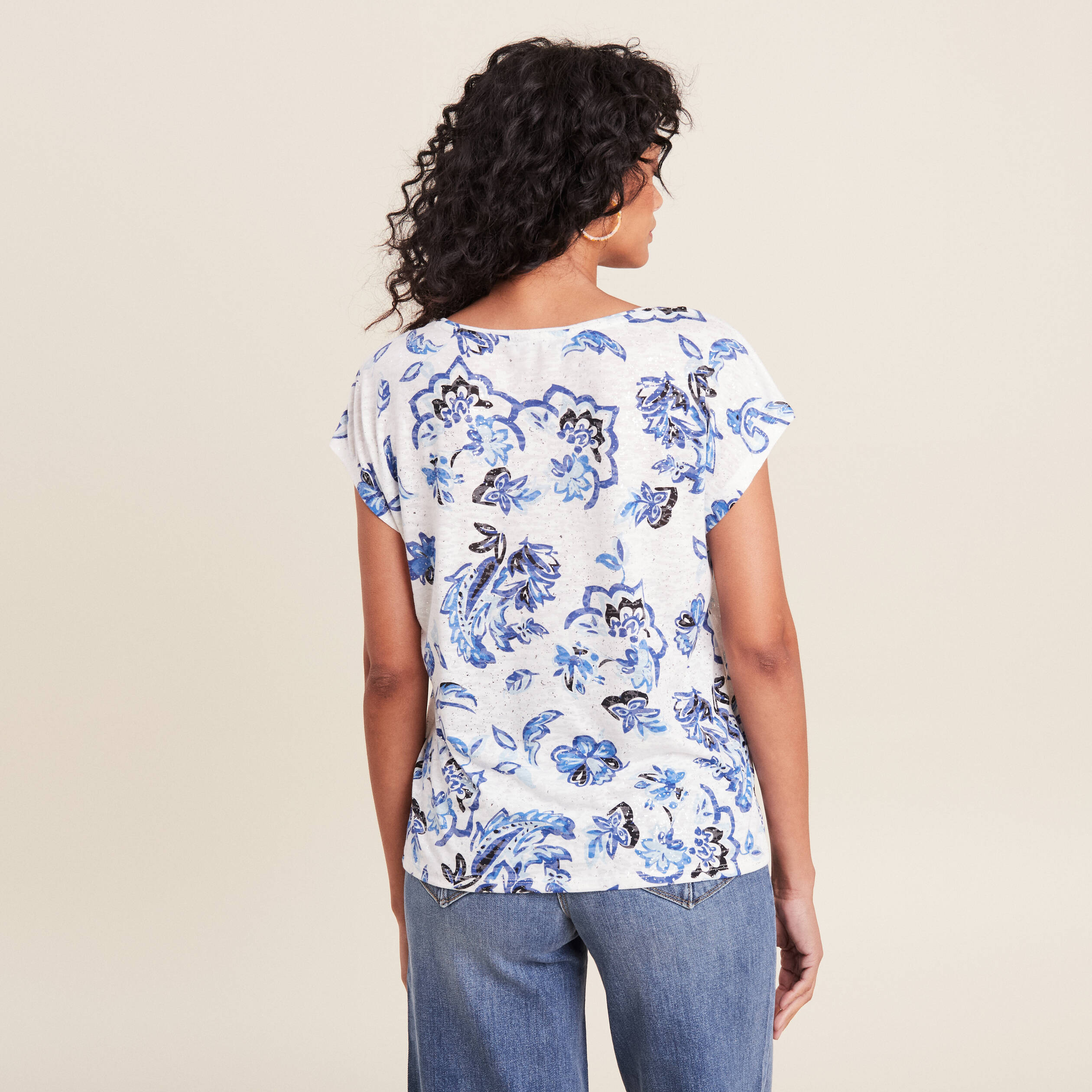 t shirt manches courtes ecru femme T-shirt manches courtes ecru femme