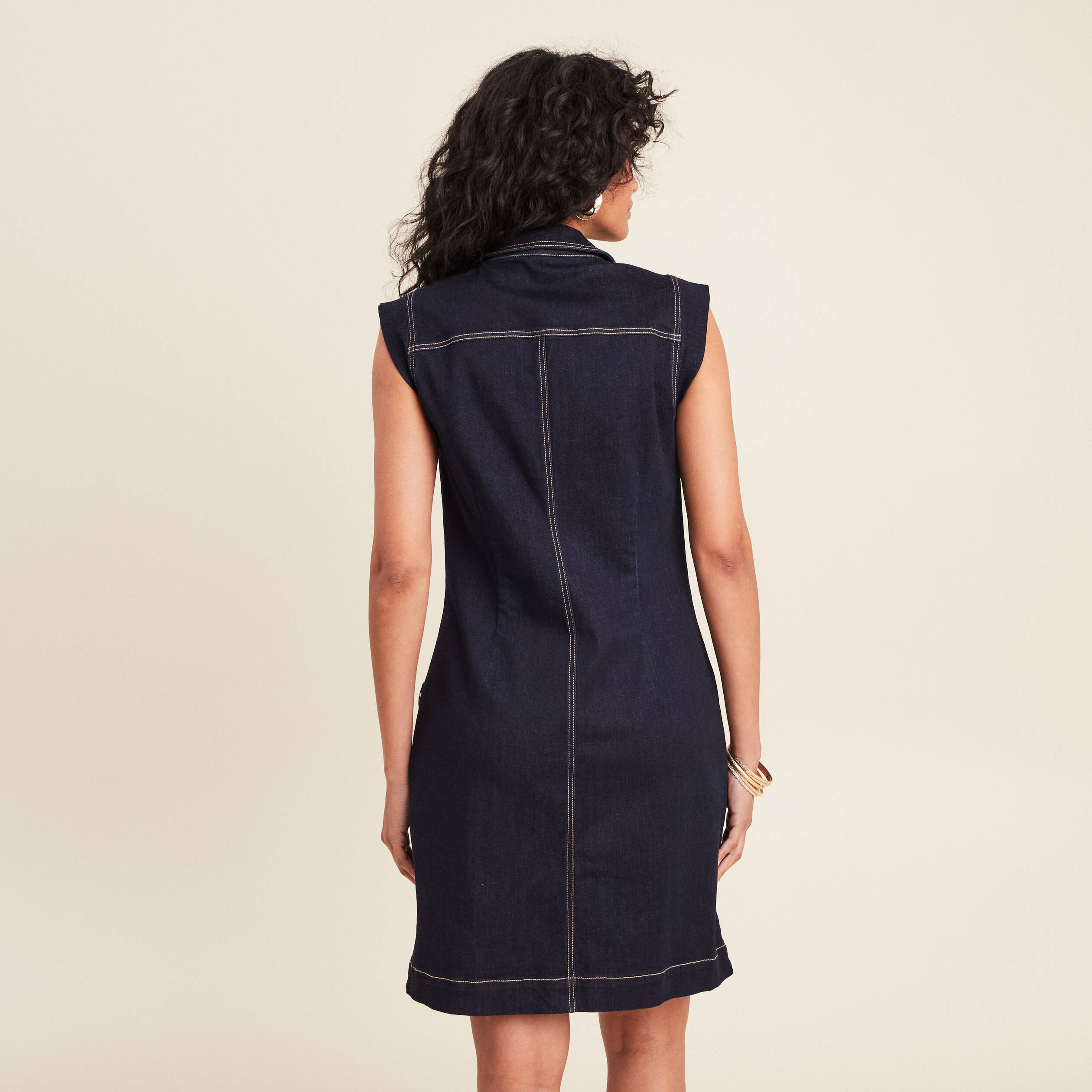 robe droite en jean denim brut femme Robe droite en jean denim brut femme