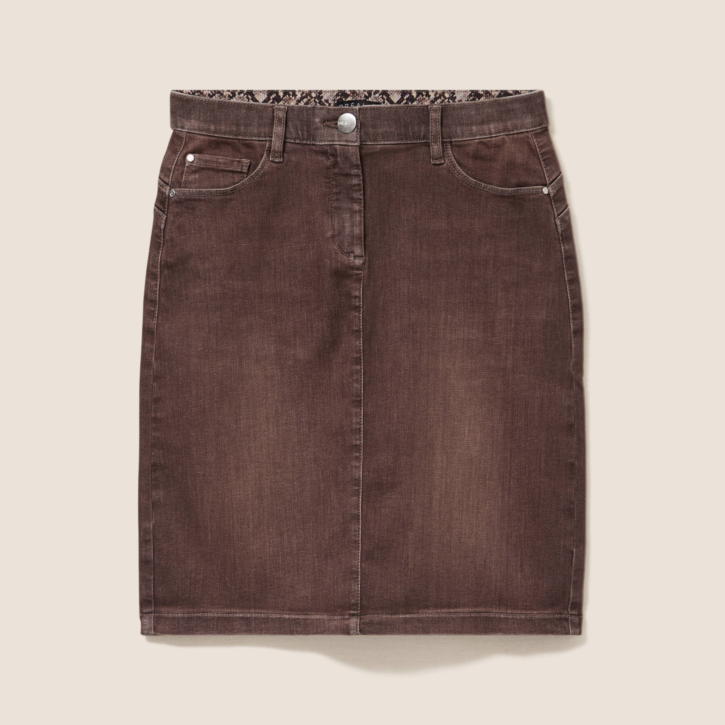 Jupe magique l'unique marron clair femme