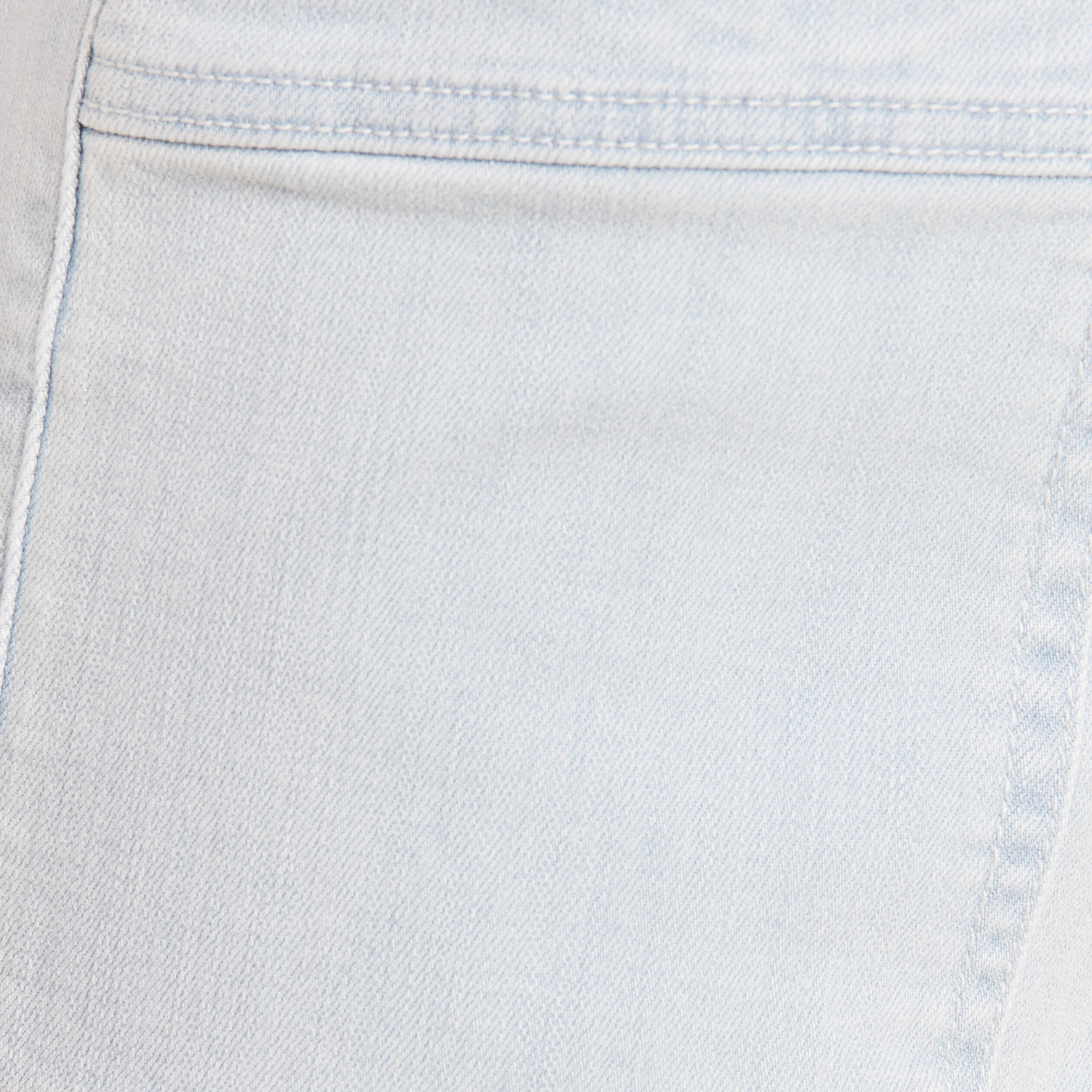 jean large a coulisse denim bleach femme Jean large à coulisse denim bleach femme