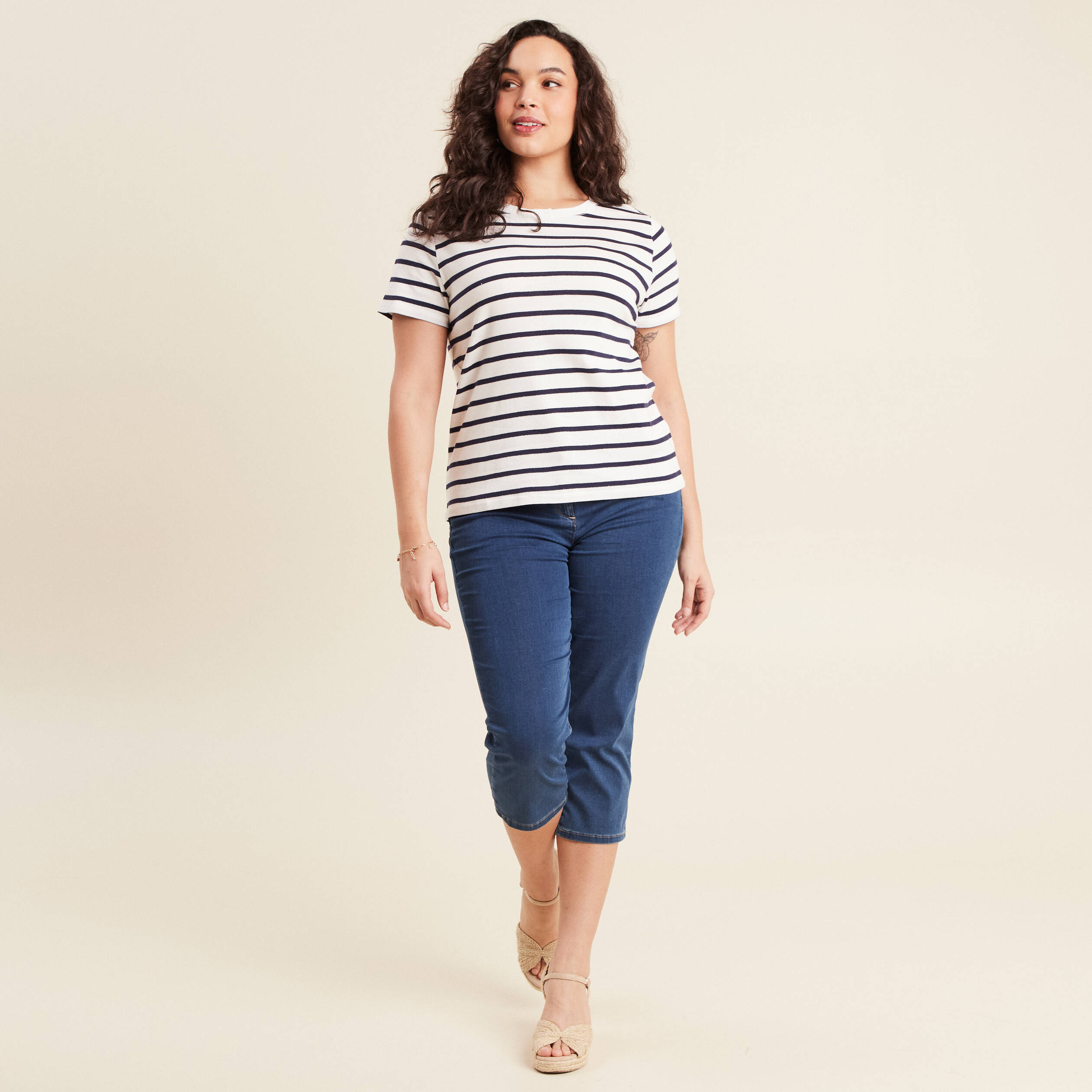 t shirt manches courtes blanc femme T-shirt manches courtes blanc femme