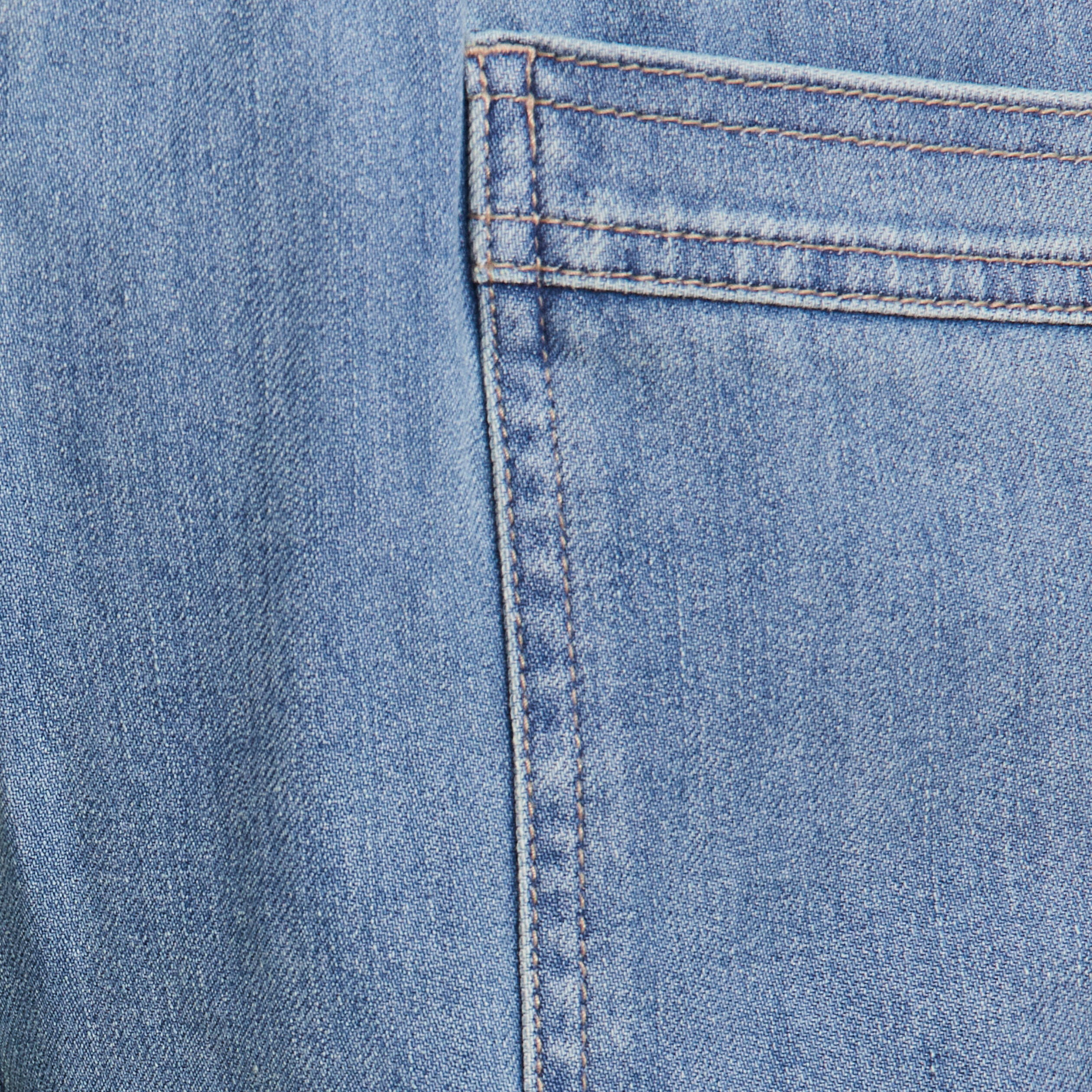Jean coupe mom 7/8&egrave;me denim double stone femme