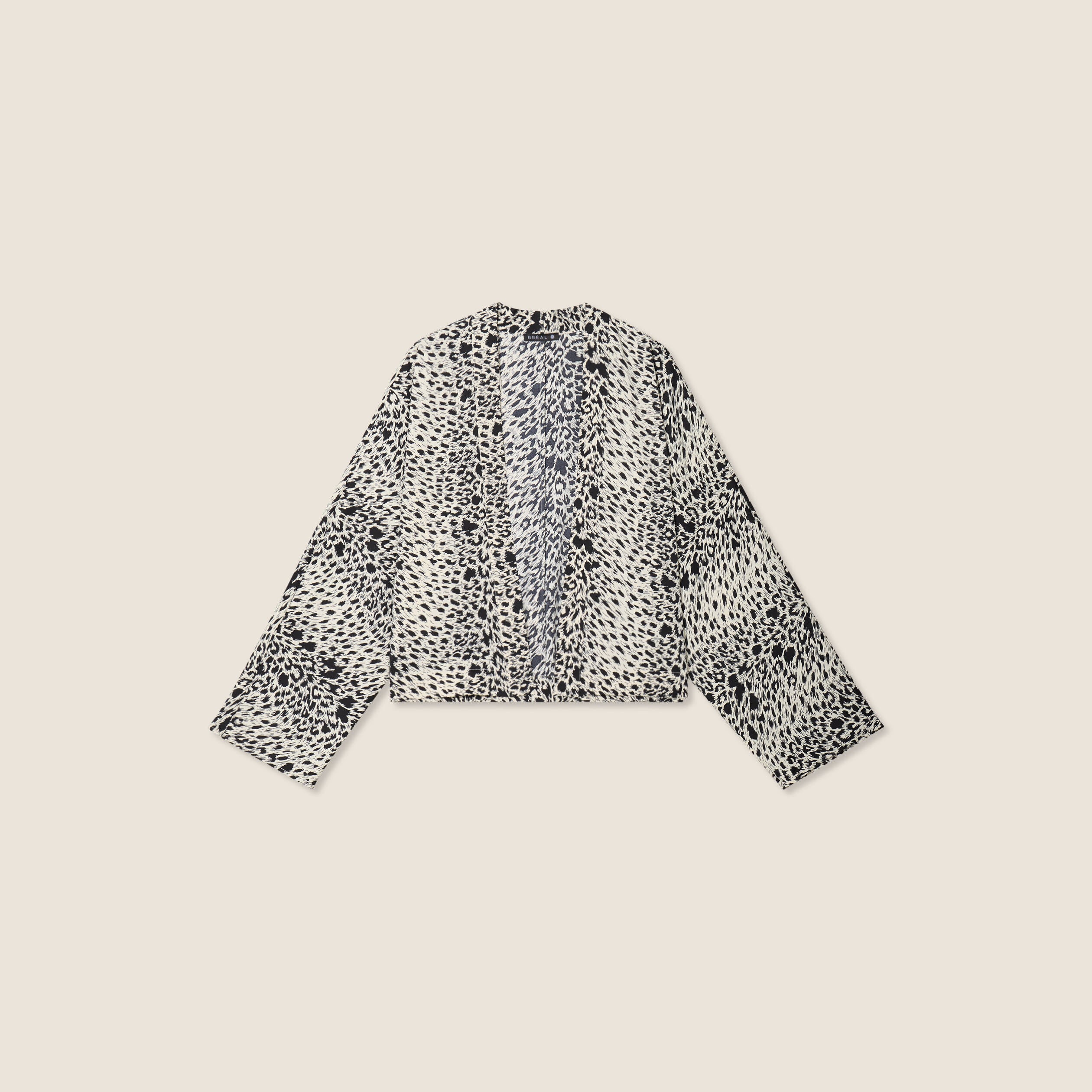 Veste esprit kimono ivoire femme