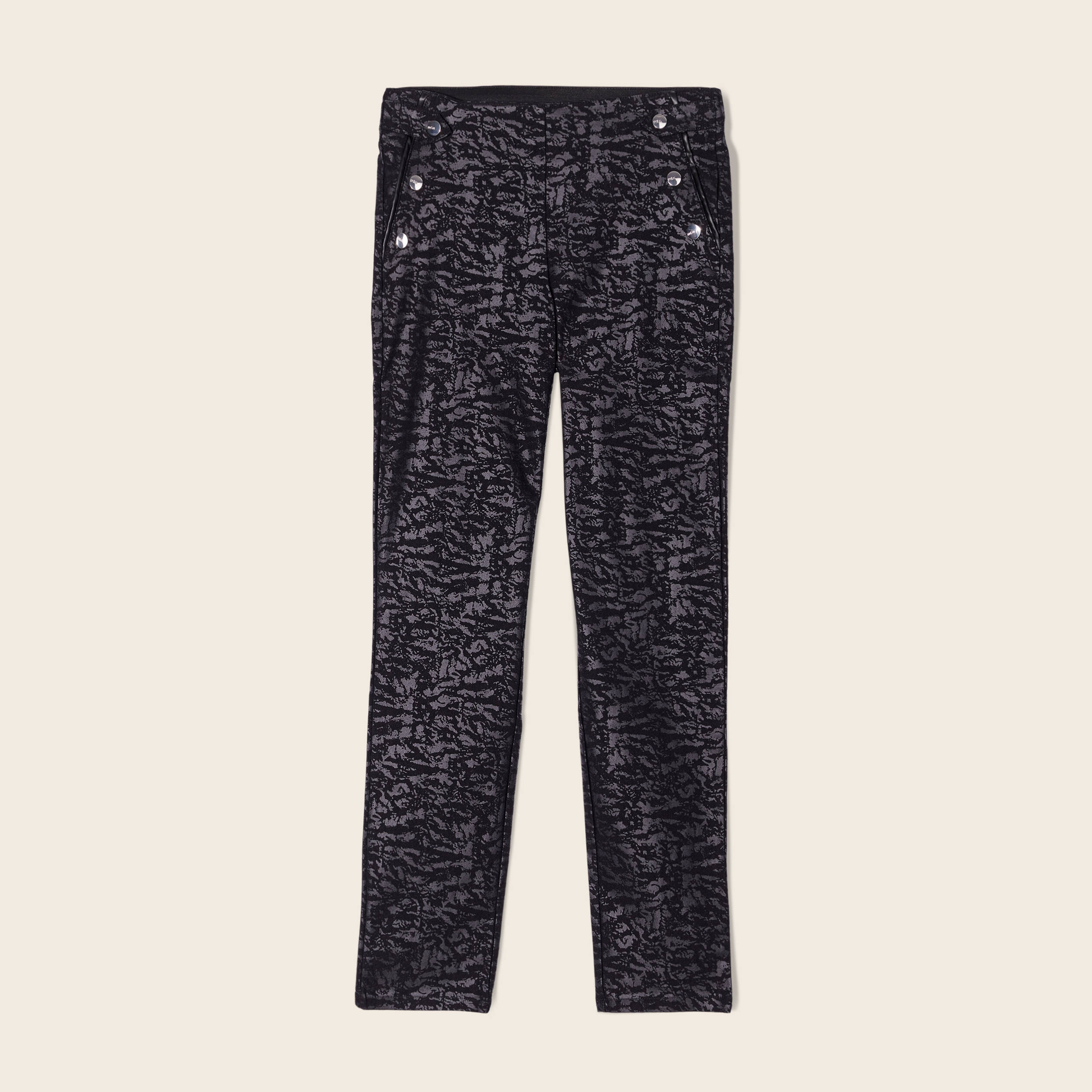 pantalon tregging 78eme noir femme Pantalon tregging 7/8ème noir femme